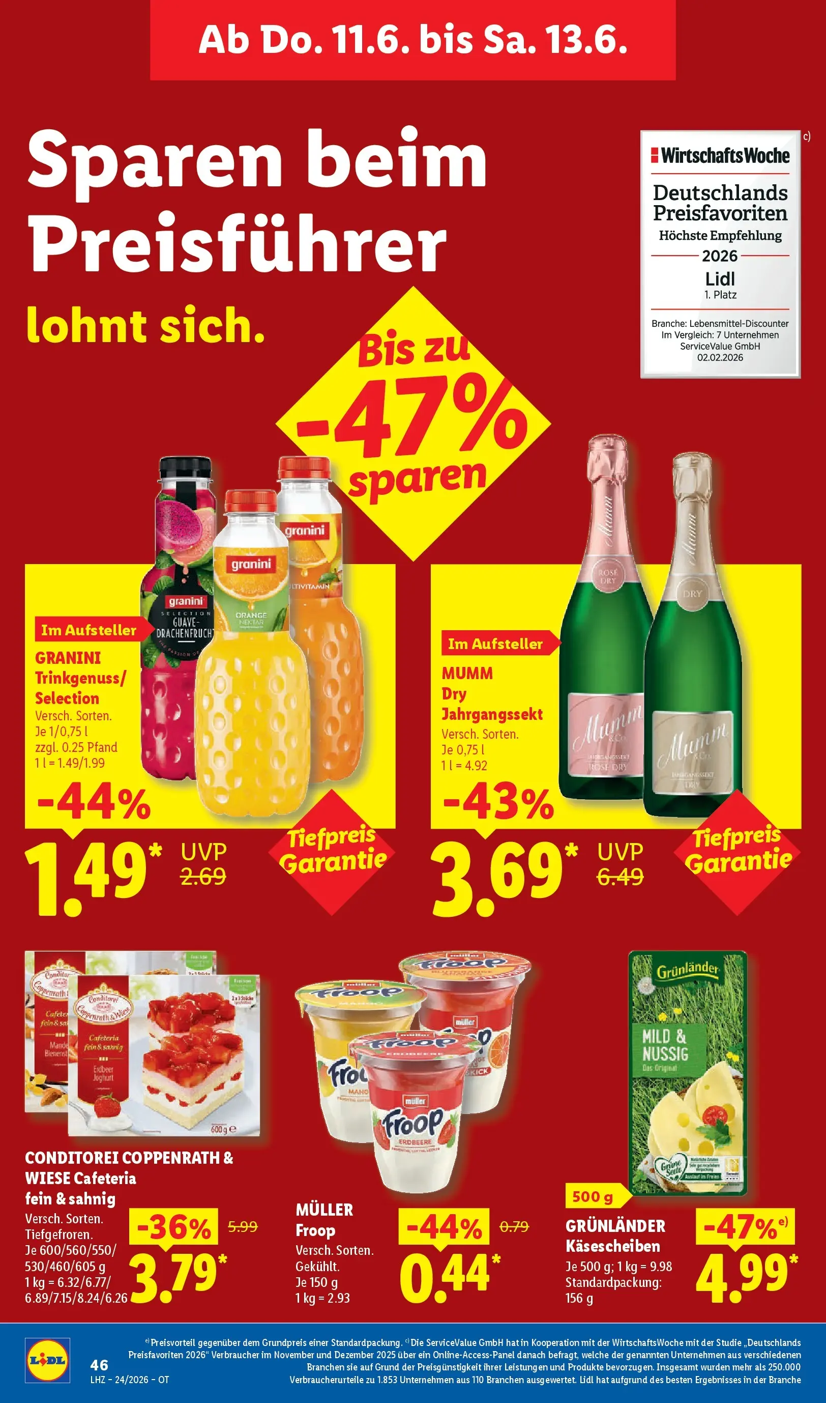 Lidl Prospekt Senftenberg (ab 07.06.2026) » Angebote online | Seite: 74 | Produkte: Froop, Joghurt, Grunlander, Granini Lidl Prospekt Senftenberg (ab 07.06.2026) zum Blättern » Angebote | Seite: 74 | Produkte: Froop, Joghurt, Grunlander, Granini