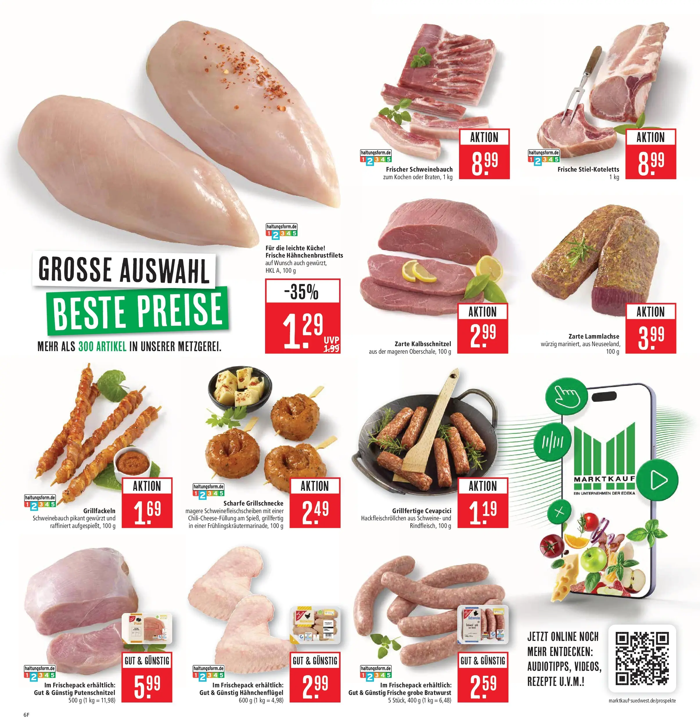 Marktkauf Prospekt Weil Am Rhein (ab 01.06.2026) » Angebote online | Seite: 10 | Produkte: Schweinebauch, Küche, Cevapcici, Putenschnitzel