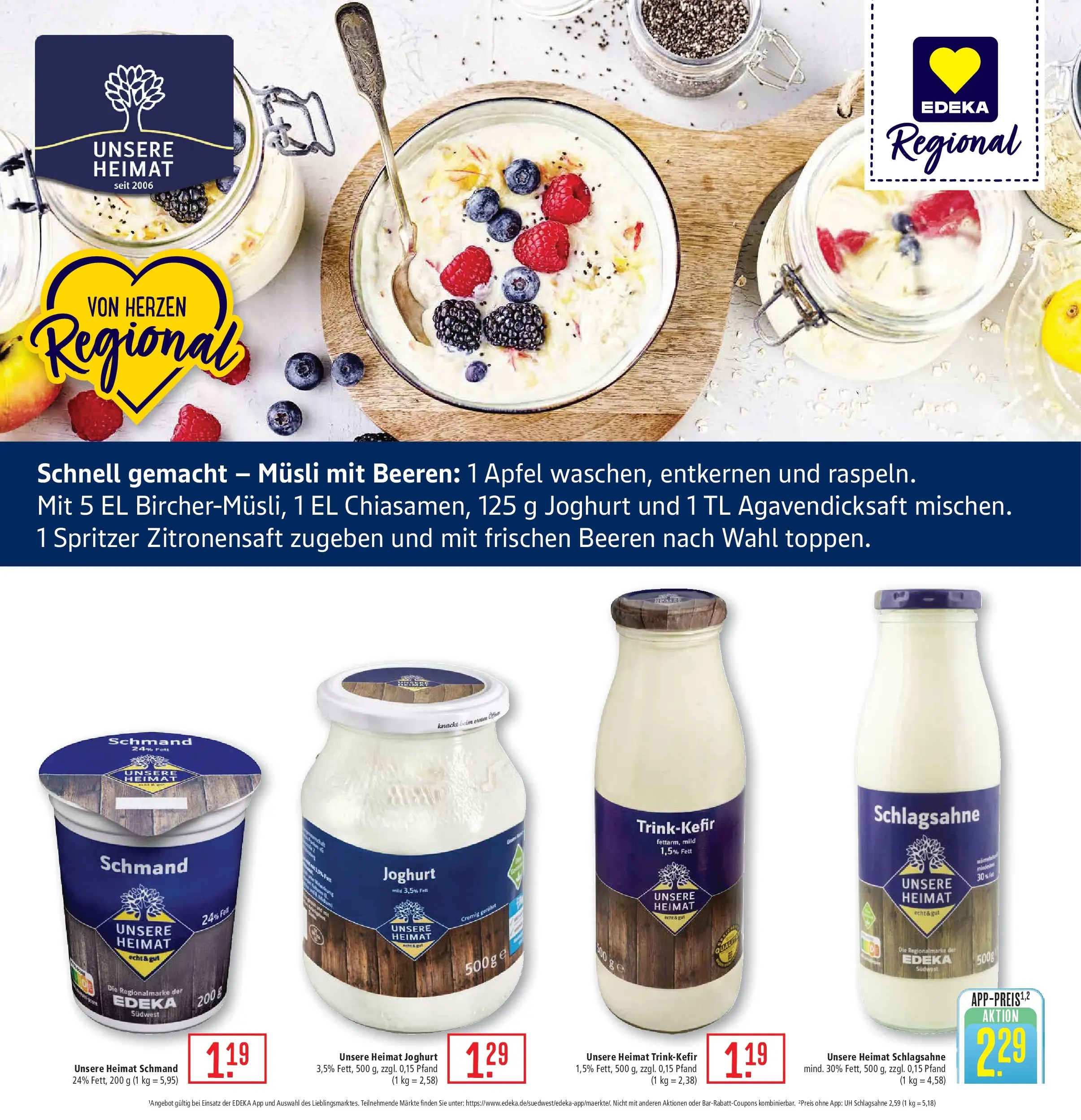 Marktkauf Prospekt Weil Am Rhein (ab 01.06.2026) » Angebote online | Seite: 15 | Produkte: Musli, Schlagsahne, Joghurt, Äpfel