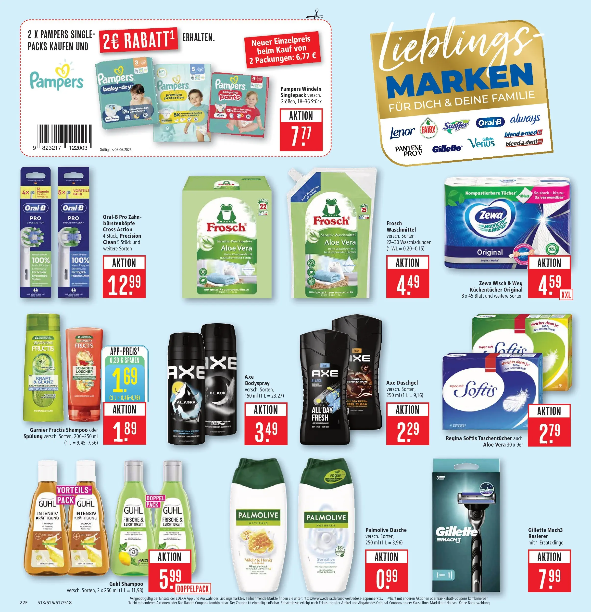 Marktkauf Prospekt Weil Am Rhein (ab 01.06.2026) » Angebote online | Seite: 28 | Produkte: Dusche, Pampers, Zewa, Duschgel