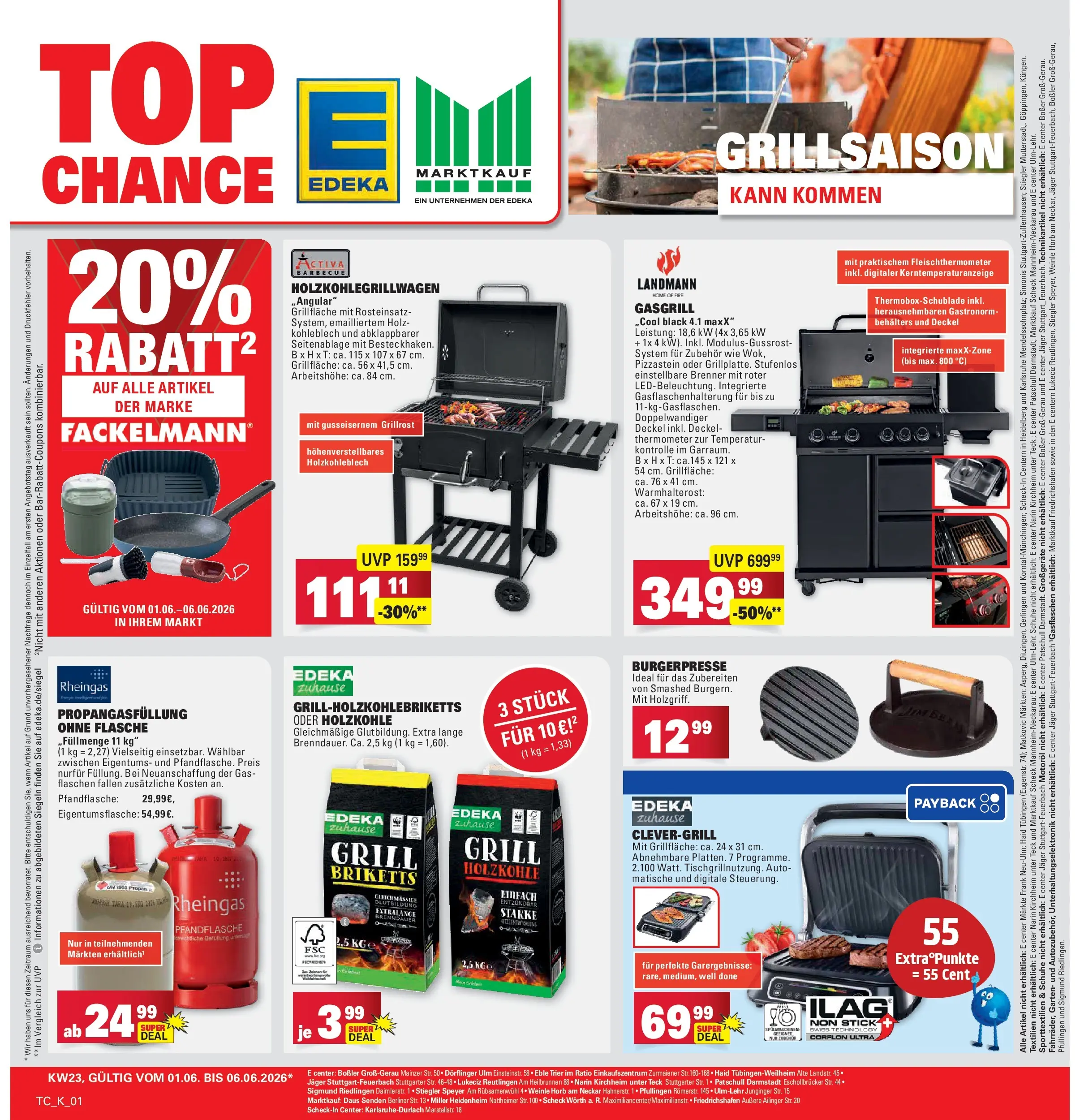 Marktkauf Prospekt Heidenheim (ab 01.06.2026) » Angebote online | Seite: 31 | Produkte: Grill, Thermometer