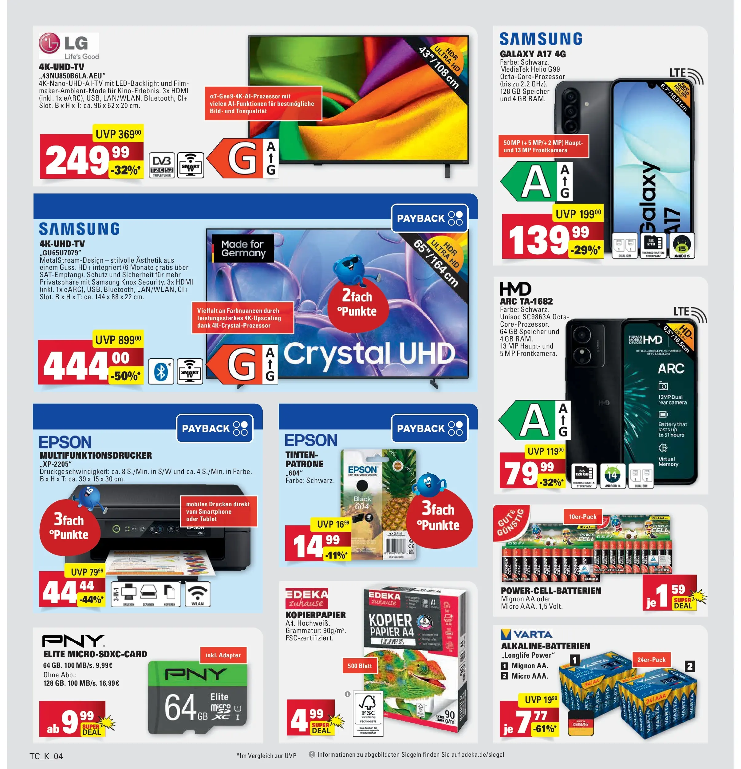 Marktkauf Prospekt Heidenheim (ab 01.06.2026) » Angebote online | Seite: 34 | Produkte: Epson, Adapter, Samsung, Smartphone