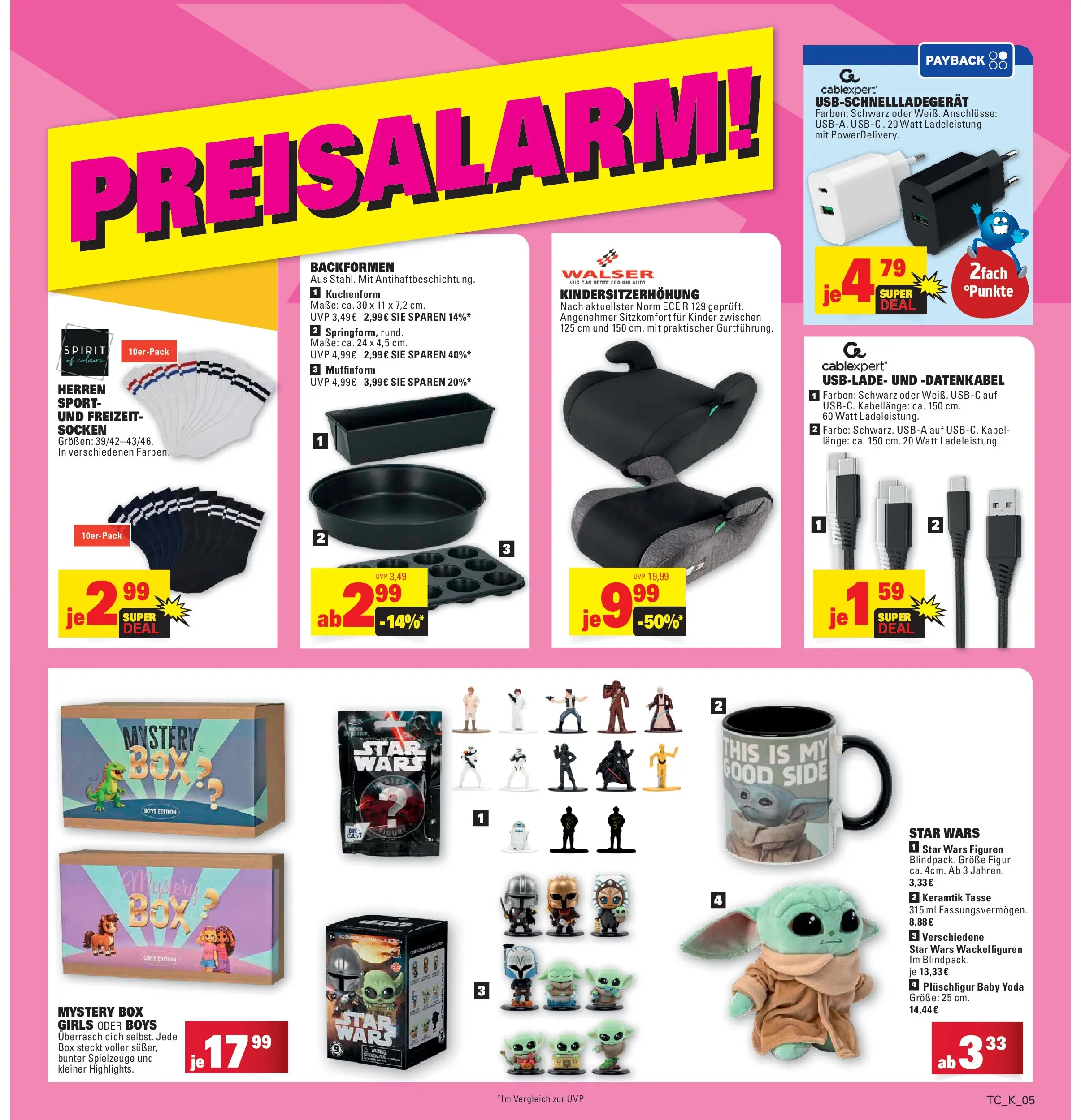 Marktkauf Prospekt Heidenheim (ab 01.06.2026) » Angebote online | Seite: 35 | Produkte: Kabel, Box, Socken