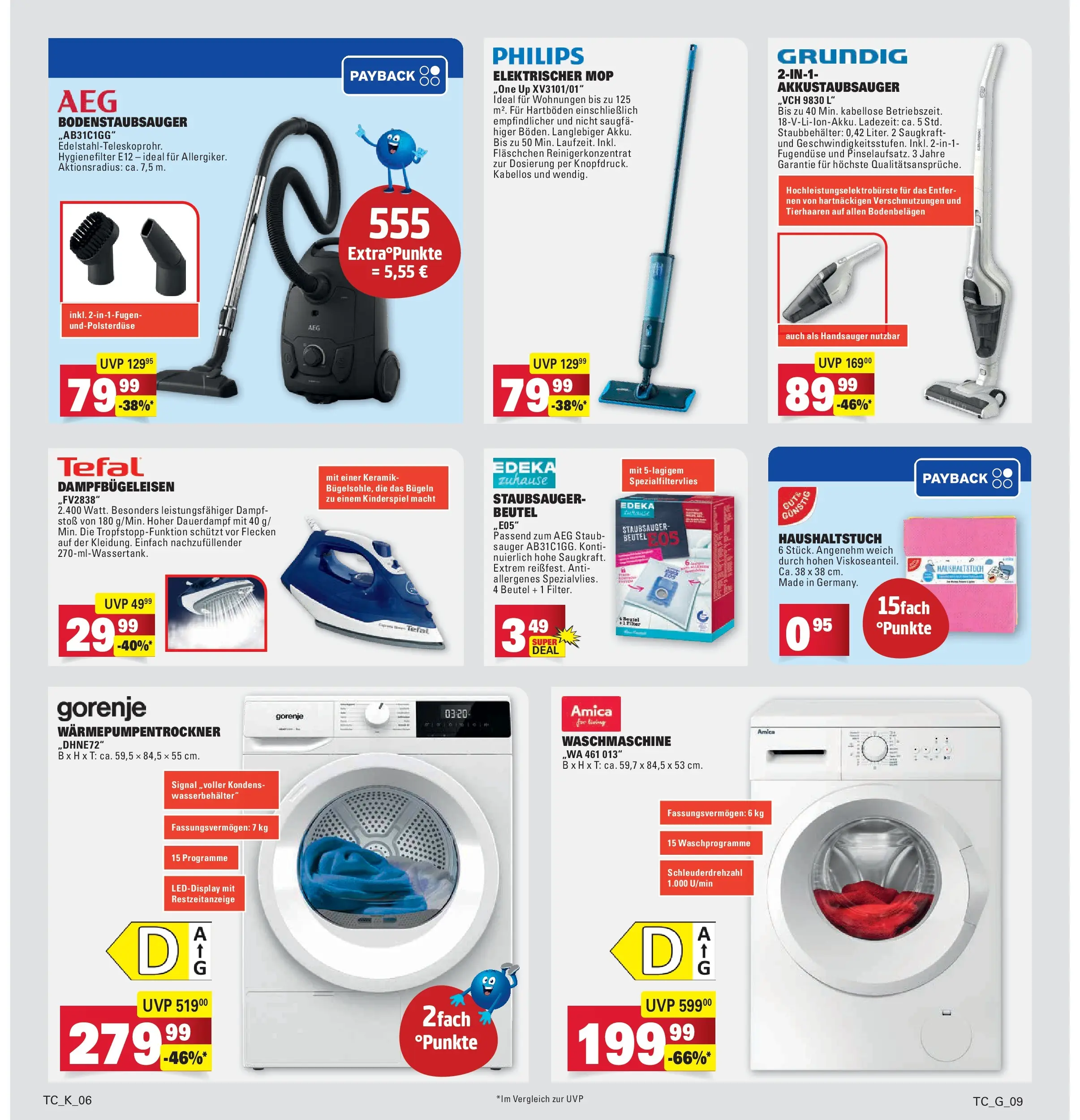 Marktkauf Prospekt Heidenheim (ab 01.06.2026) » Angebote online | Seite: 36 | Produkte: Gorenje, AEG, Staubsauger, Waschmaschine