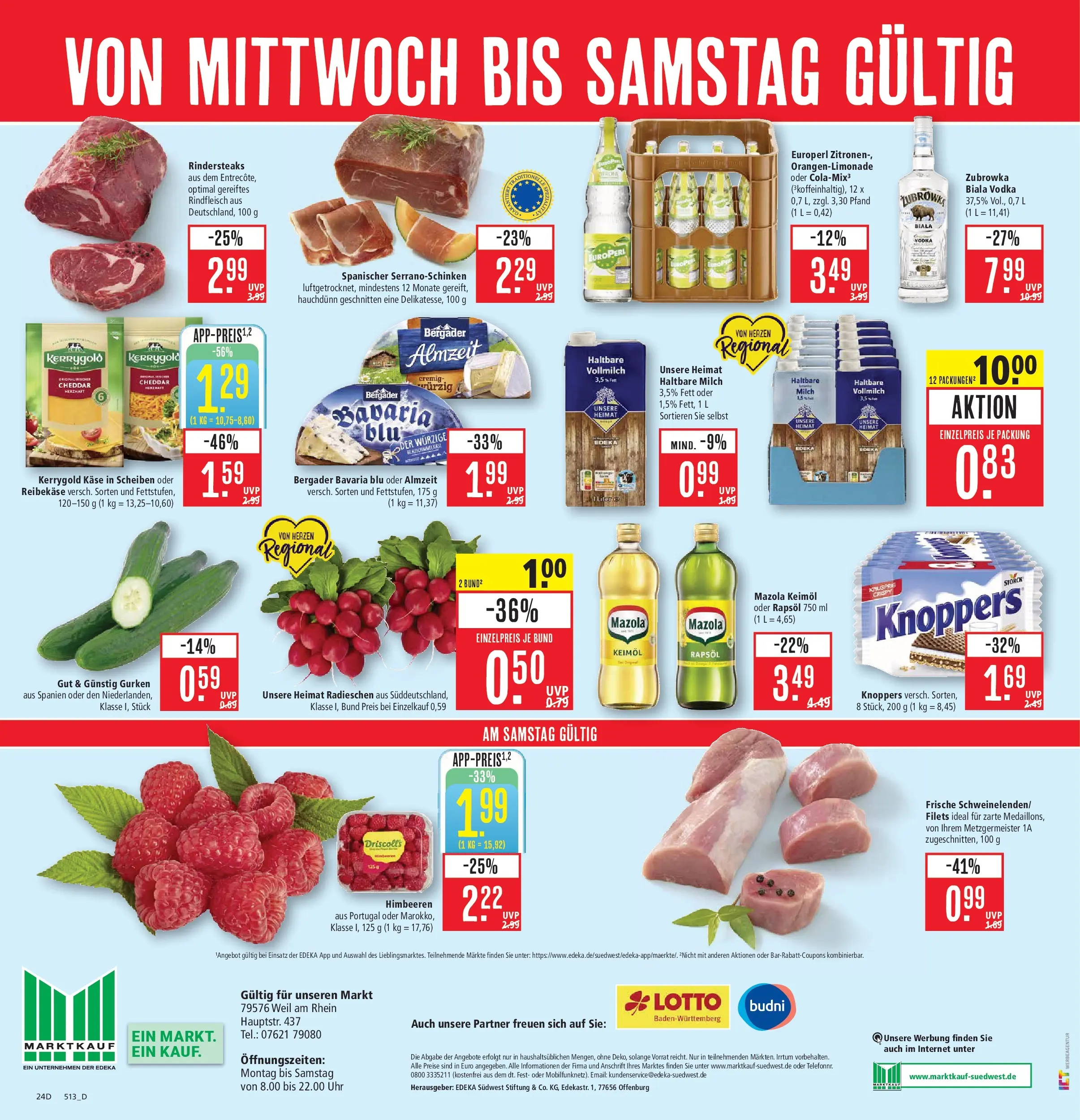 Marktkauf Prospekt Weil Am Rhein (ab 01.06.2026) » Angebote online | Seite: 30 | Produkte: Milch, Haltbare milch, Vodka, Uhr