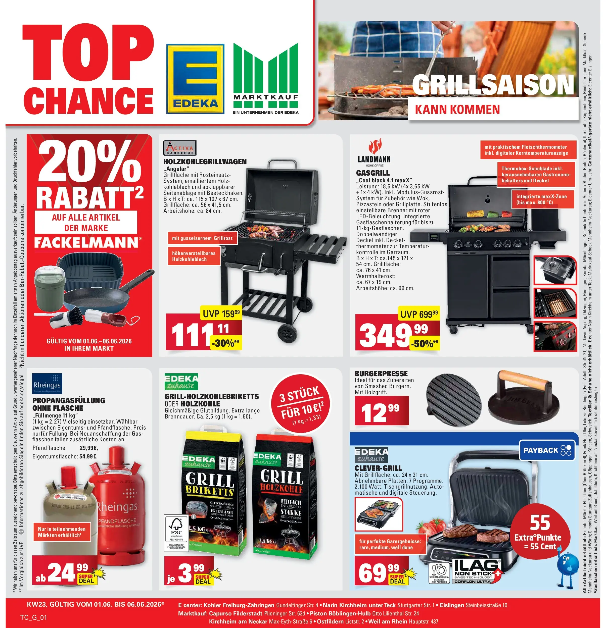 Marktkauf Prospekt Weil Am Rhein (ab 01.06.2026) » Angebote online | Seite: 31 | Produkte: Grill, Thermometer
