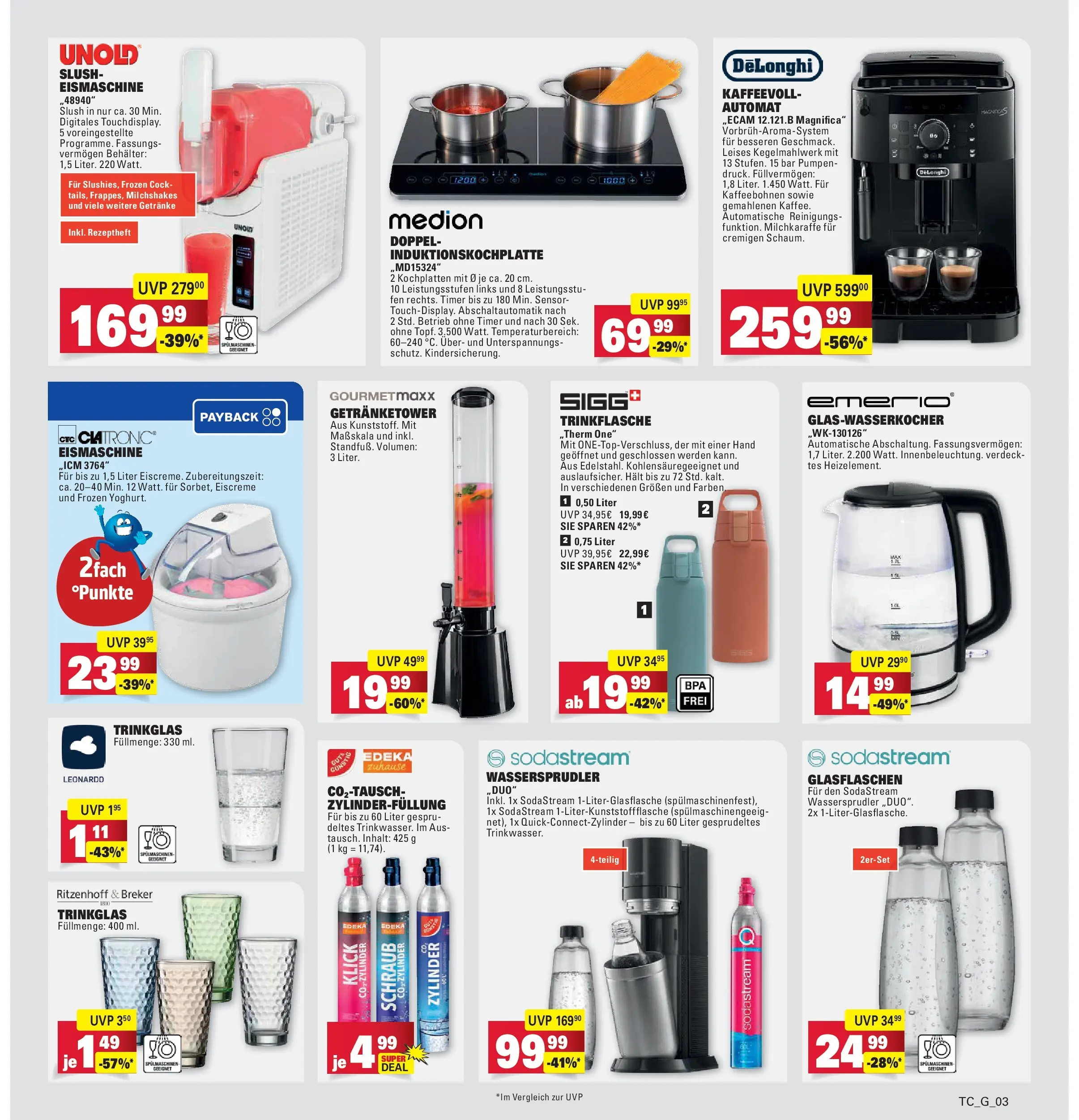 Marktkauf Prospekt Weil Am Rhein (ab 01.06.2026) » Angebote online | Seite: 33 | Produkte: Eiscreme, Sodastream