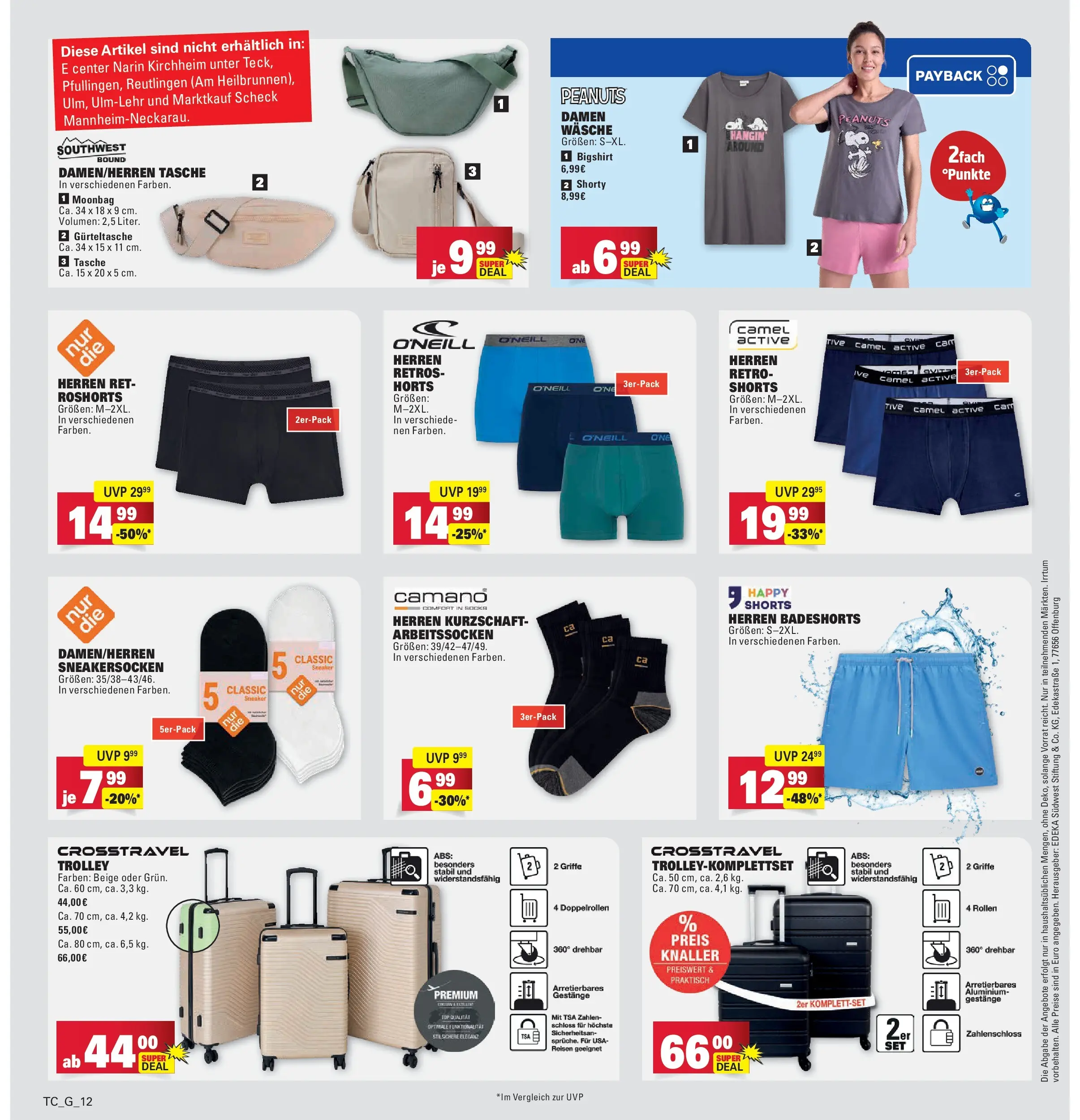 Marktkauf Prospekt Weil Am Rhein (ab 01.06.2026) » Angebote online | Seite: 42 | Produkte: Badeshorts, Tasche