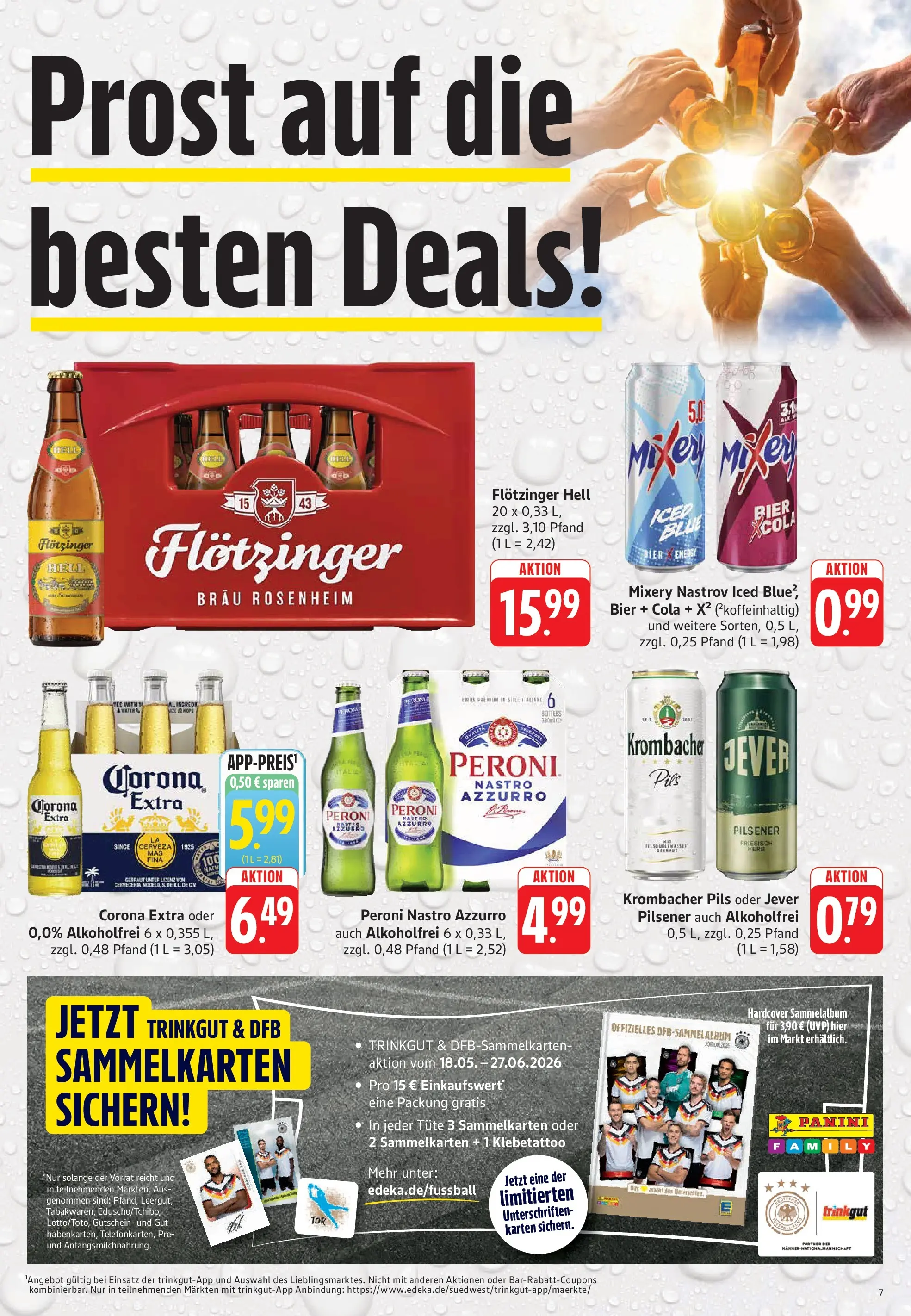 Trinkgut Prospekt Worms (ab 01.06.2026) » Angebote online | Seite: 7 | Produkte: Cola, Bier, Pils, Mixery