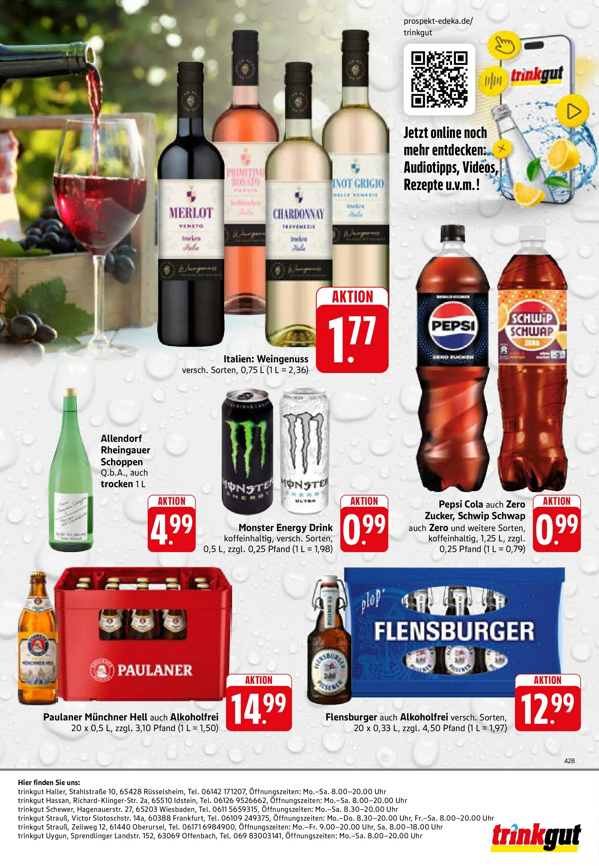 Trinkgut Prospekt Offenbach (ab 01.06.2026) » Angebote online | Seite: 8 | Produkte: Cola, Energy, Monster, Pepsi