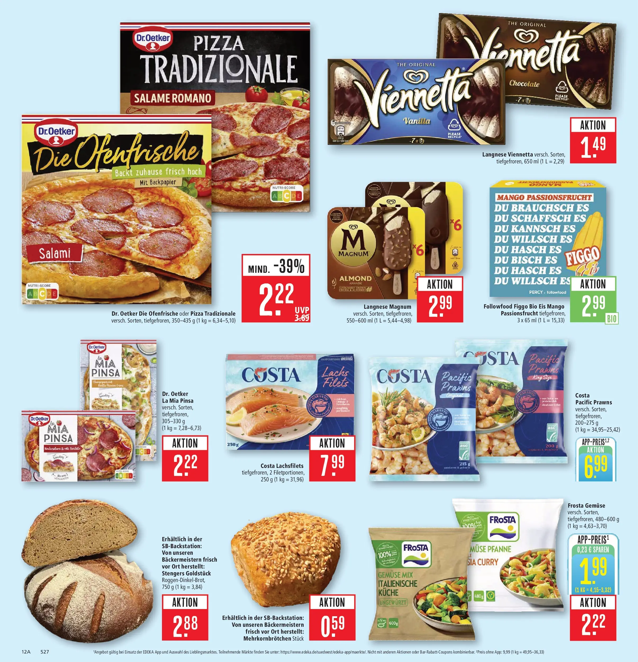Marktkauf Prospekt Aschaffenburg (ab 01.06.2026) » Angebote online | Seite: 18 | Produkte: Langnese, Ofenfrische, Salami, Pizza