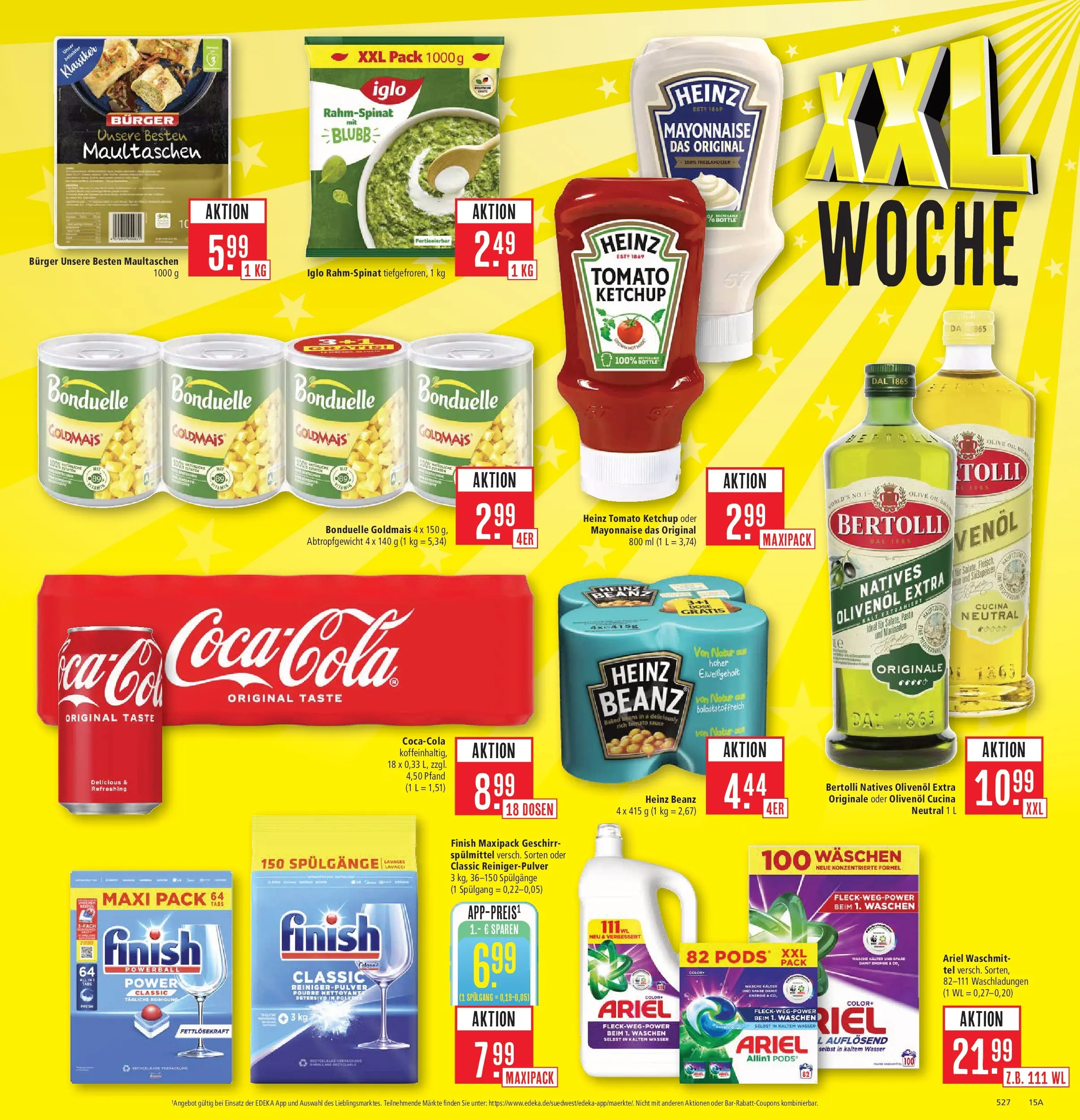 Marktkauf Prospekt Aschaffenburg (ab 01.06.2026) » Angebote online | Seite: 21 | Produkte: Burger, Finish, Pasta, Maultaschen
