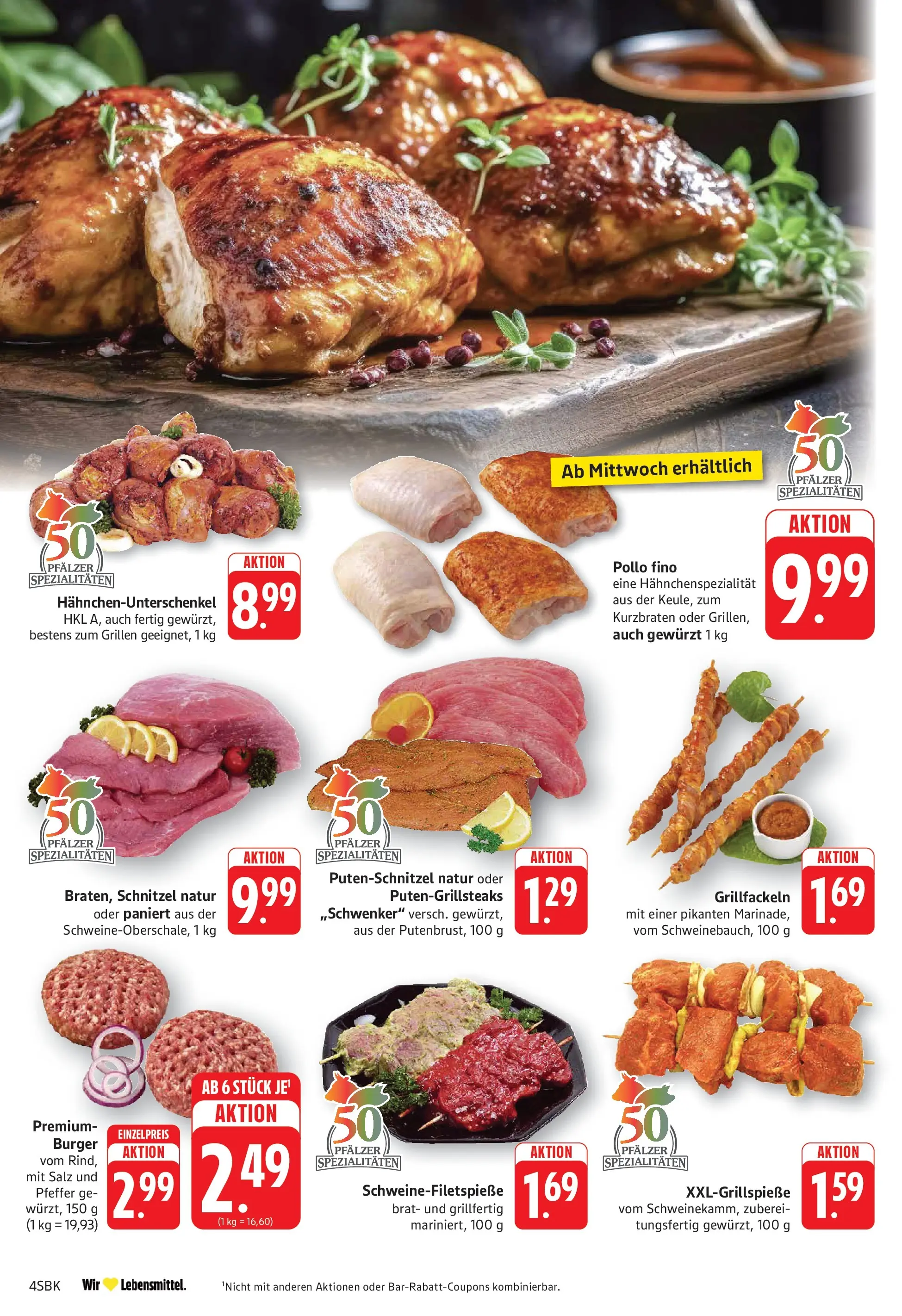 Edeka Prospekt Bad Bergzabern (ab 01.06.2026) » Angebote Online | Seite: 4 | Produkte: Burger, Schnitzel, Putenschnitzel, Pfeffer