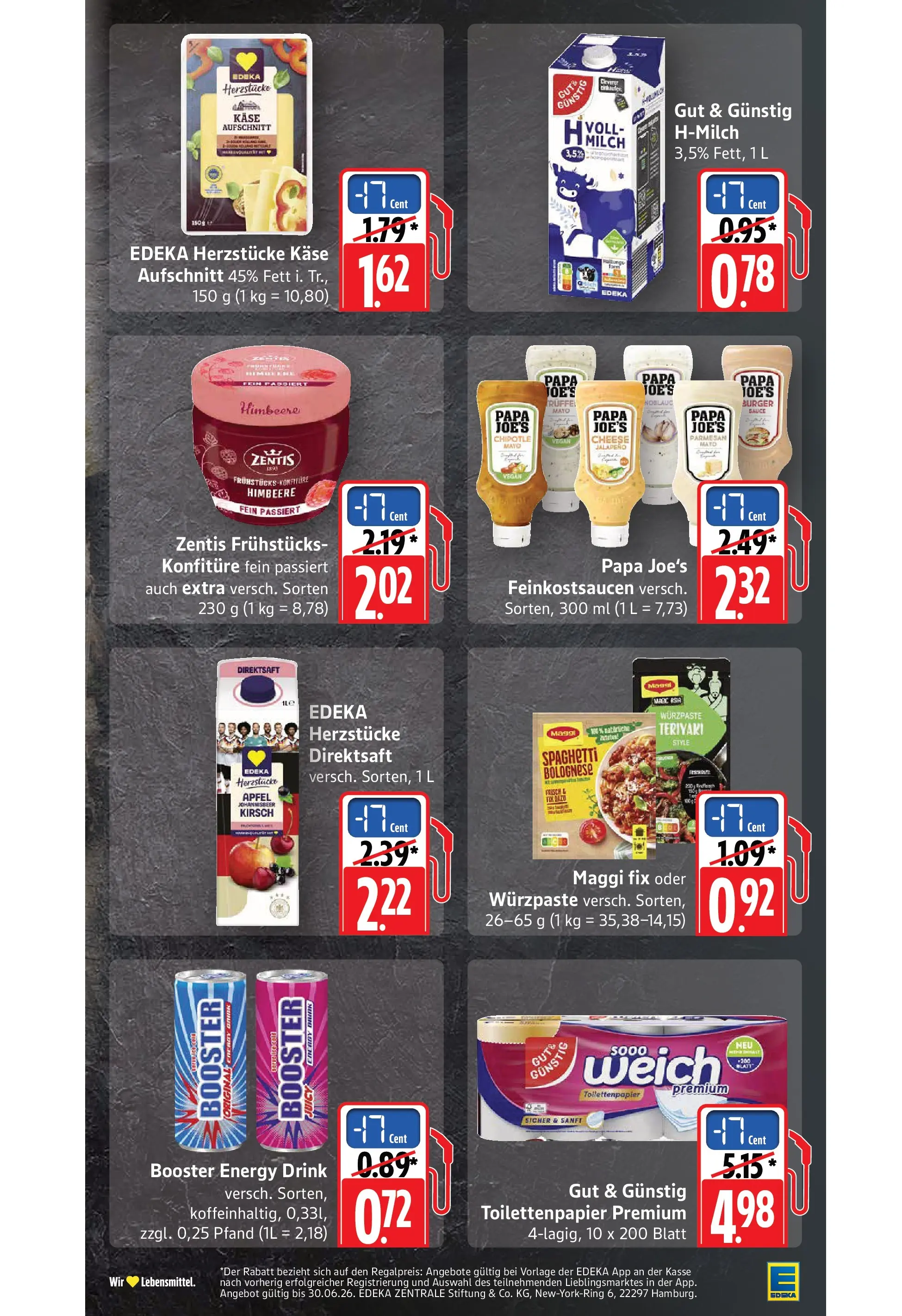 Edeka Prospekt Bad Bergzabern (ab 01.06.2026) » Angebote Online | Seite: 22 | Produkte: Maggi, Burger, Maggi fix, Himbeere