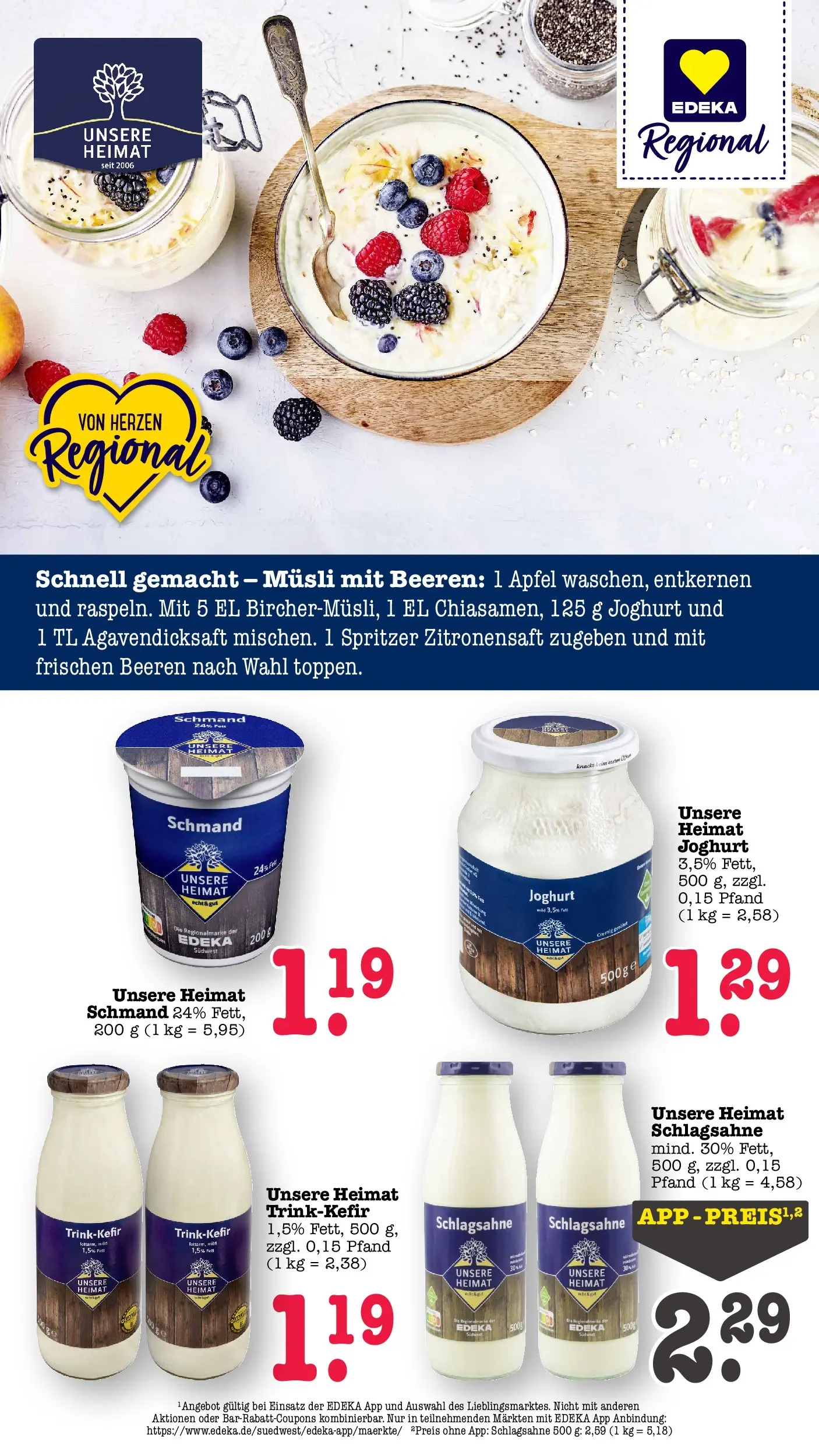 Marktkauf Prospekt Wörth Am Rhein (ab 01.06.2026) » Angebote ab Montag | Seite: 27 | Produkte: Musli, Kefir, Schlagsahne, Äpfel Marktkauf Prospekt Wörth Am Rhein (ab 01.06.2026) » Angebote online | Seite: 27 | Produkte: Musli, Kefir, Schlagsahne, Äpfel