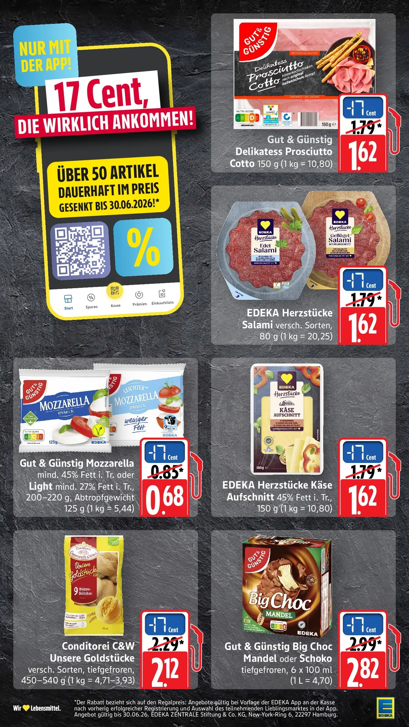 Marktkauf Prospekt Wörth Am Rhein (ab 01.06.2026) » Angebote ab Montag | Seite: 28 | Produkte: Käse, Mozzarella, Gouda, Salami Marktkauf Prospekt Wörth Am Rhein (ab 01.06.2026) » Angebote online | Seite: 28 | Produkte: Käse, Mozzarella, Gouda, Salami