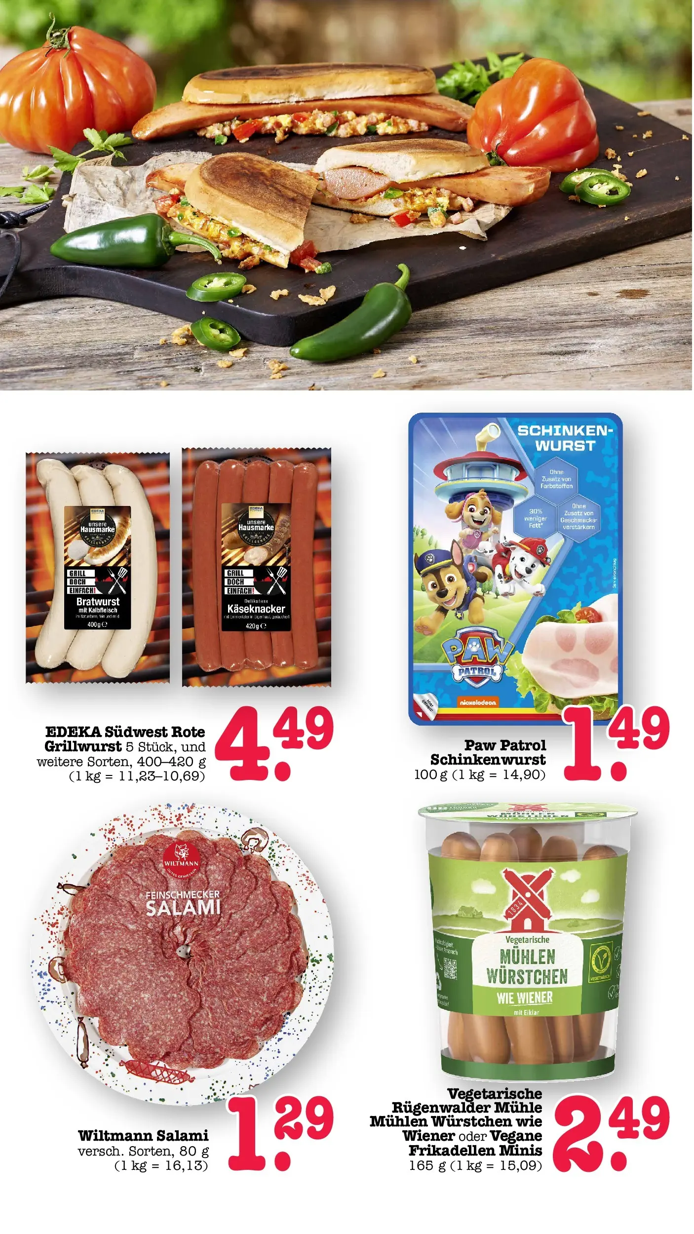 Marktkauf Prospekt Wörth Am Rhein (ab 01.06.2026) » Angebote ab Montag | Seite: 35 | Produkte: Bratwurst, Wurst, Salami, Schinken Marktkauf Prospekt Wörth Am Rhein (ab 01.06.2026) » Angebote online | Seite: 35 | Produkte: Bratwurst, Wurst, Salami, Schinken
