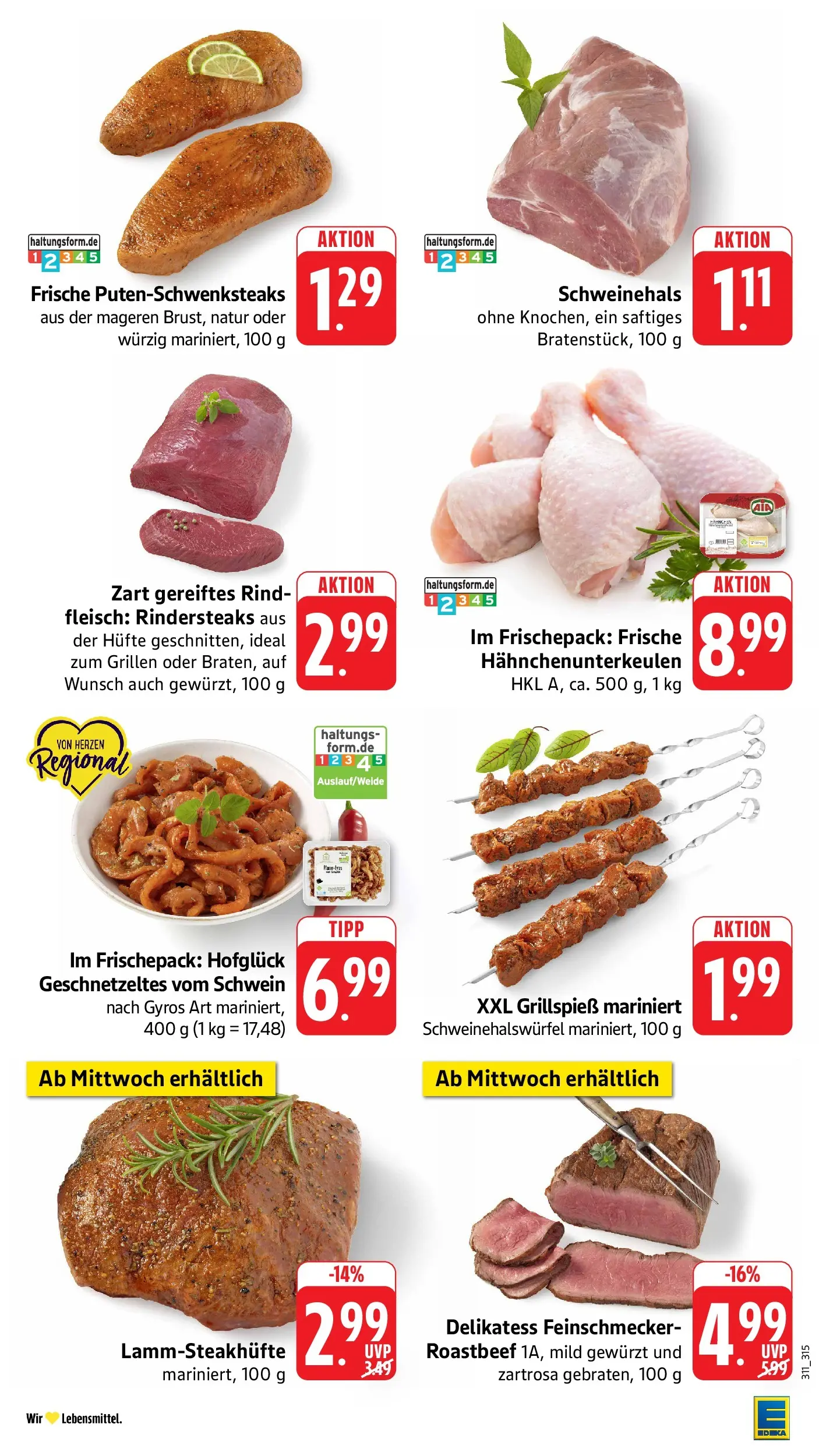 Edeka prospekt Ottersweier (ab 31.05.2026) » Angebote Online | Seite: 7 | Produkte: Roastbeef, Gyros, Steak, Fleisch