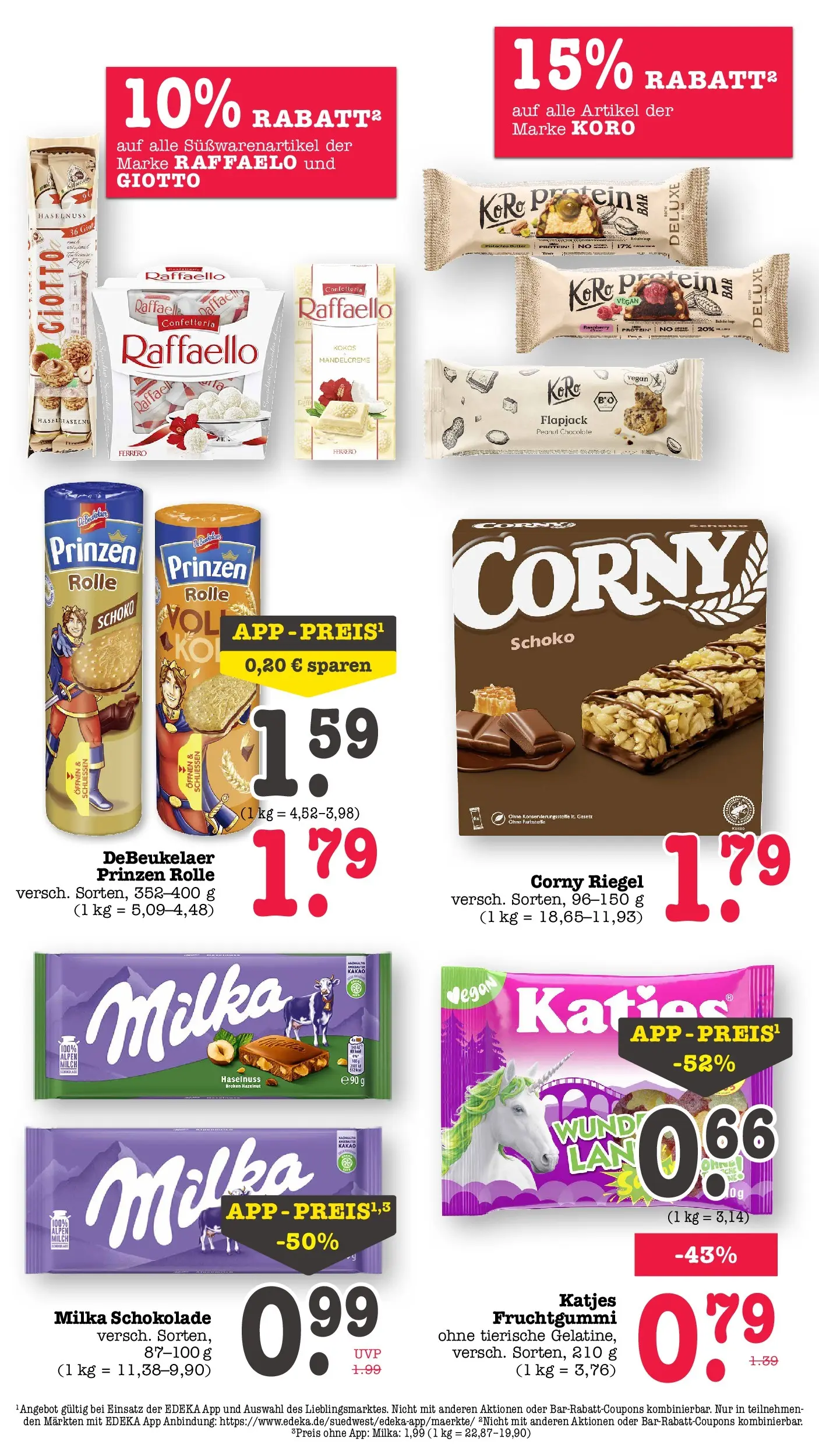Marktkauf Prospekt Wörth Am Rhein (ab 01.06.2026) » Angebote ab Montag | Seite: 41 | Produkte: Raffaello, Corny riegel, Milka schokolade, Katjes Marktkauf Prospekt Wörth Am Rhein (ab 01.06.2026) » Angebote online | Seite: 41 | Produkte: Raffaello, Corny riegel, Milka schokolade, Katjes
