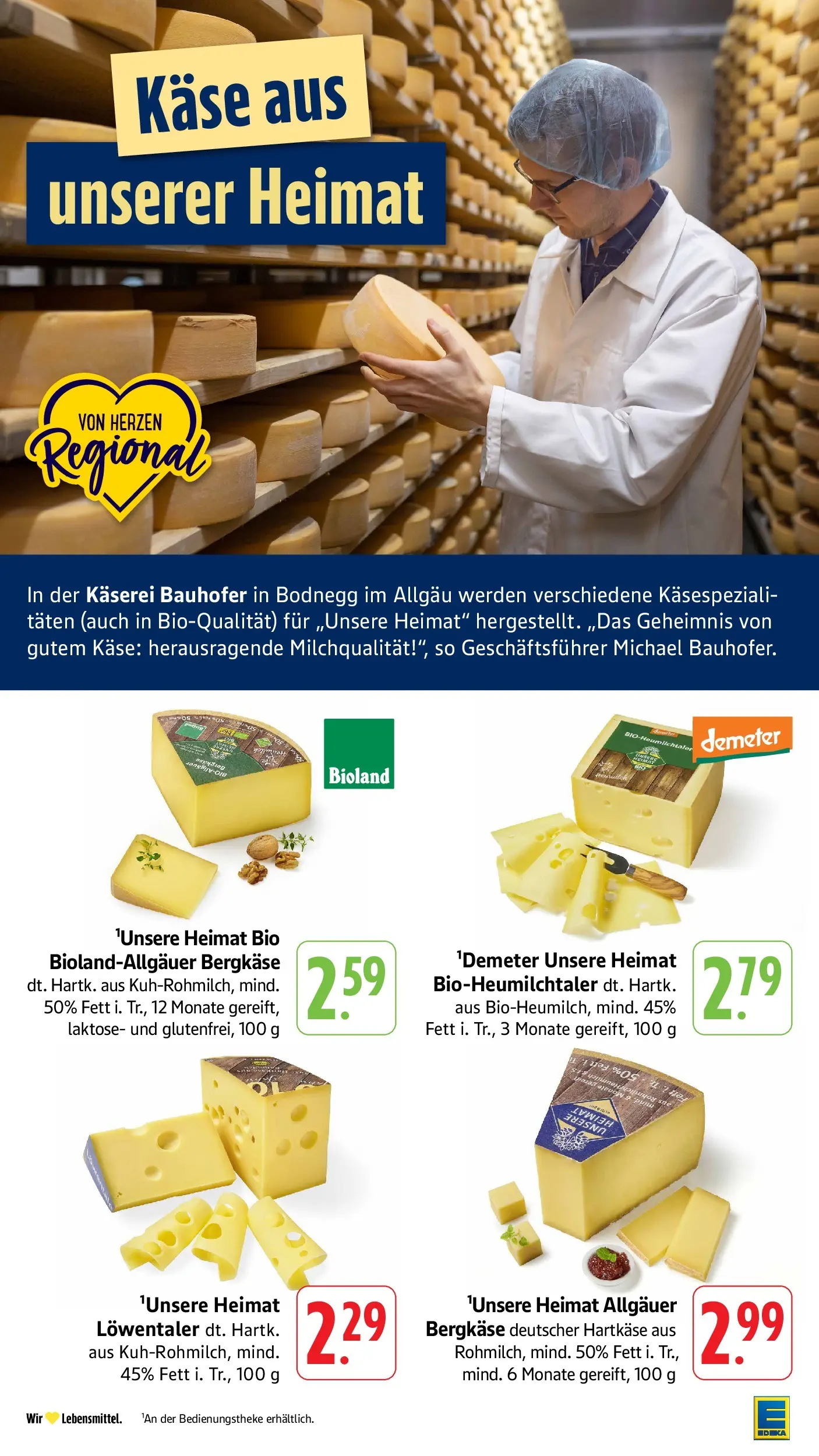 Edeka prospekt Ottersweier (ab 31.05.2026) » Angebote Online | Seite: 11 | Produkte: Käse