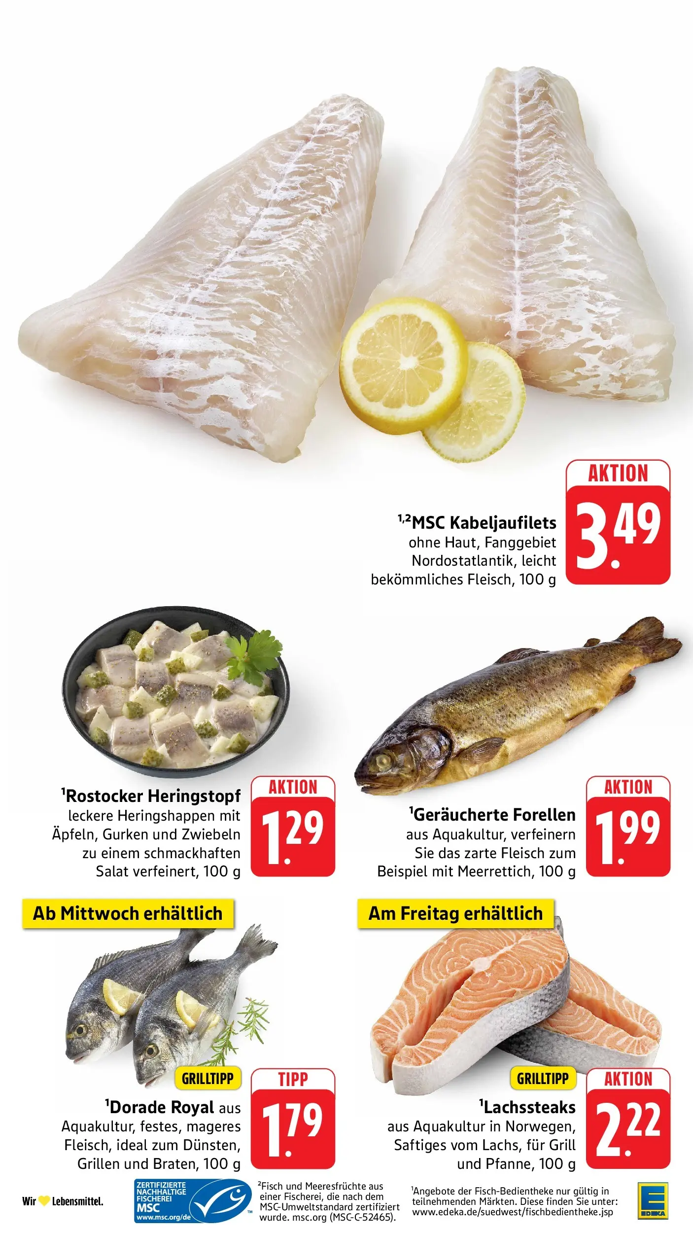 Edeka prospekt Ottersweier (ab 31.05.2026) » Angebote Online | Seite: 12 | Produkte: Dorade, Grill, Zwiebeln, Gurken