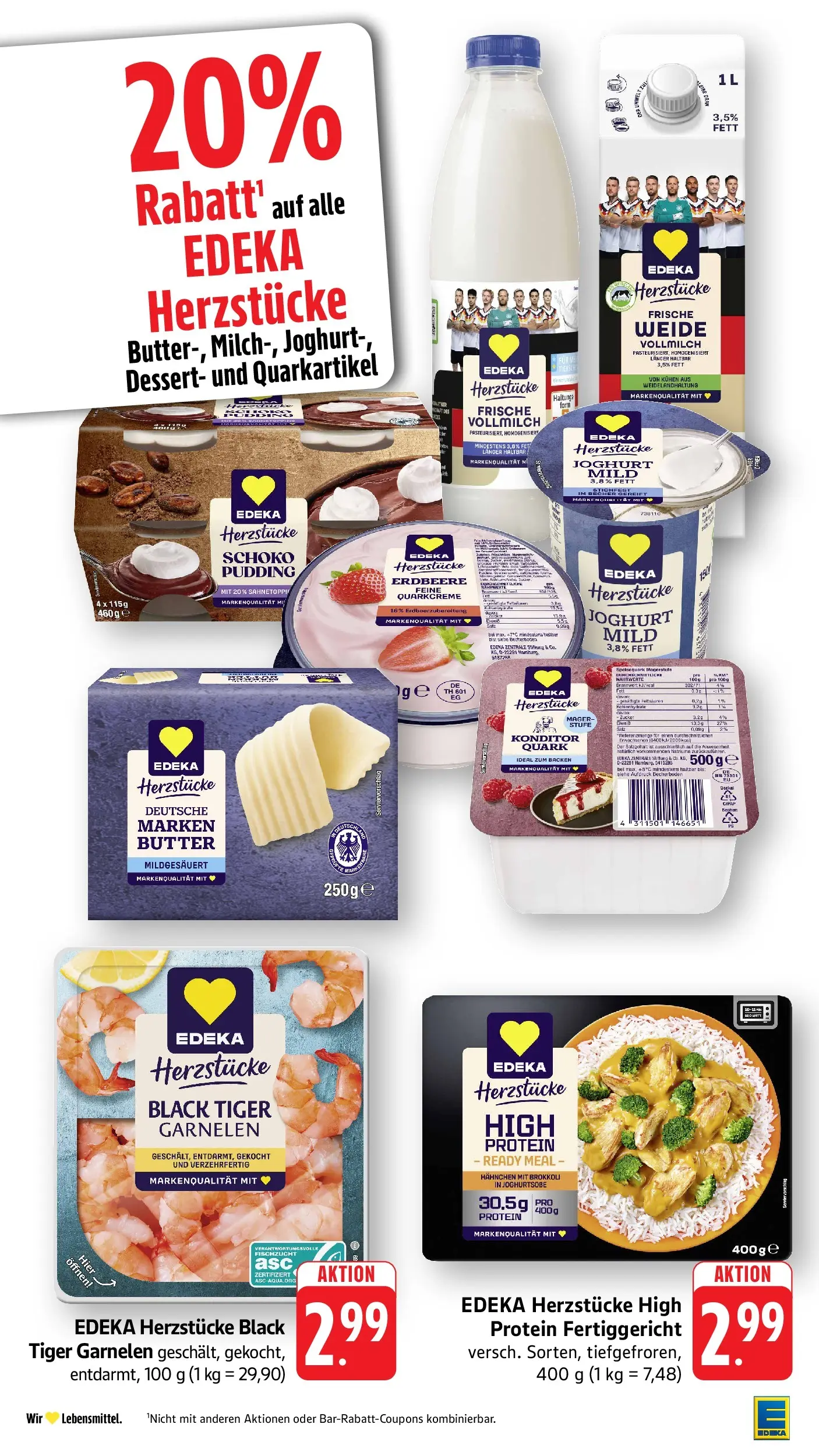 Edeka prospekt Ottersweier (ab 31.05.2026) » Angebote Online | Seite: 14 | Produkte: Quark, Joghurt, Pudding, Brokkoli