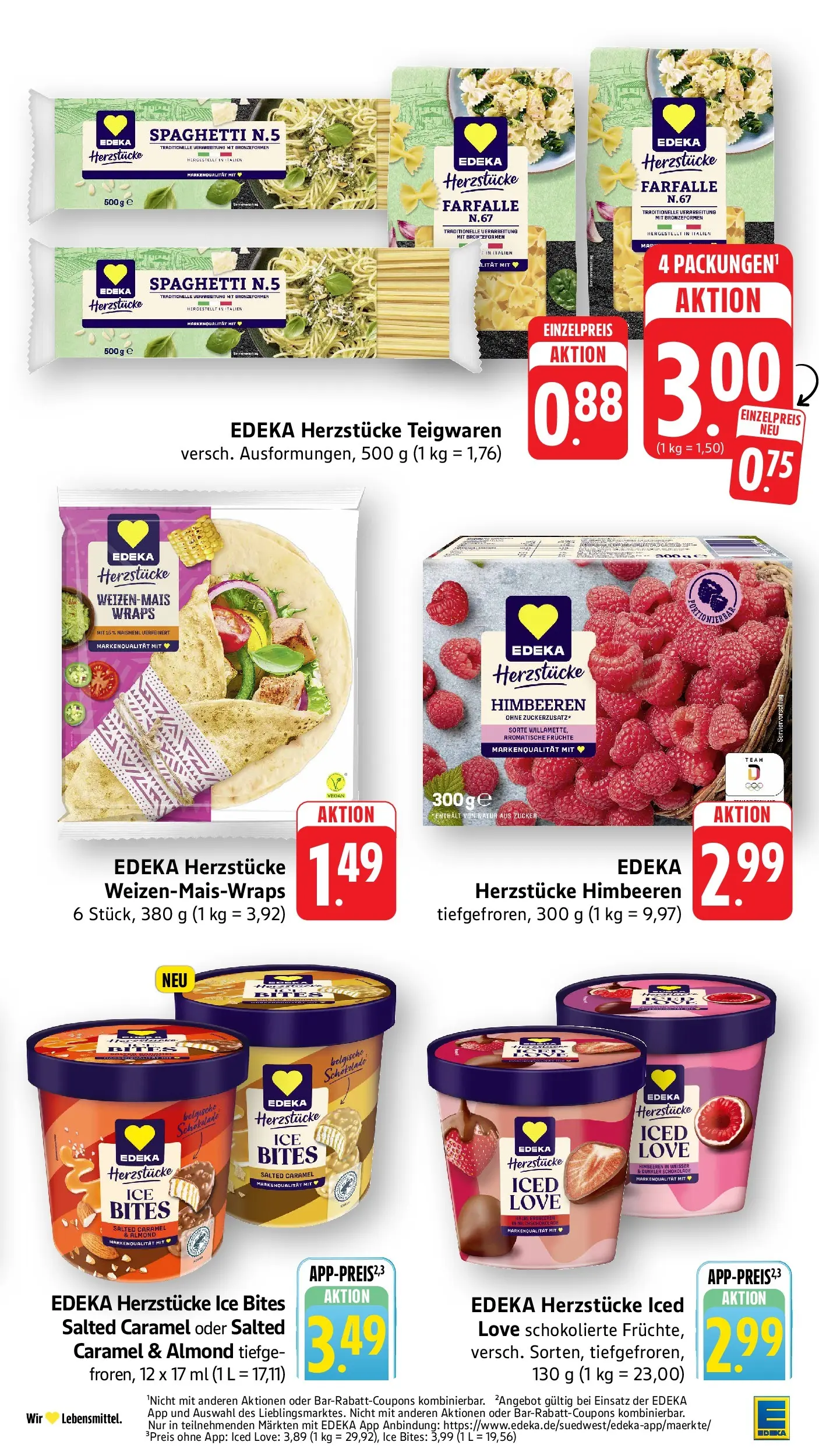 Edeka prospekt Ottersweier (ab 31.05.2026) » Angebote Online | Seite: 15 | Produkte: Himbeeren, Schokolade, Zucker, Pasta
