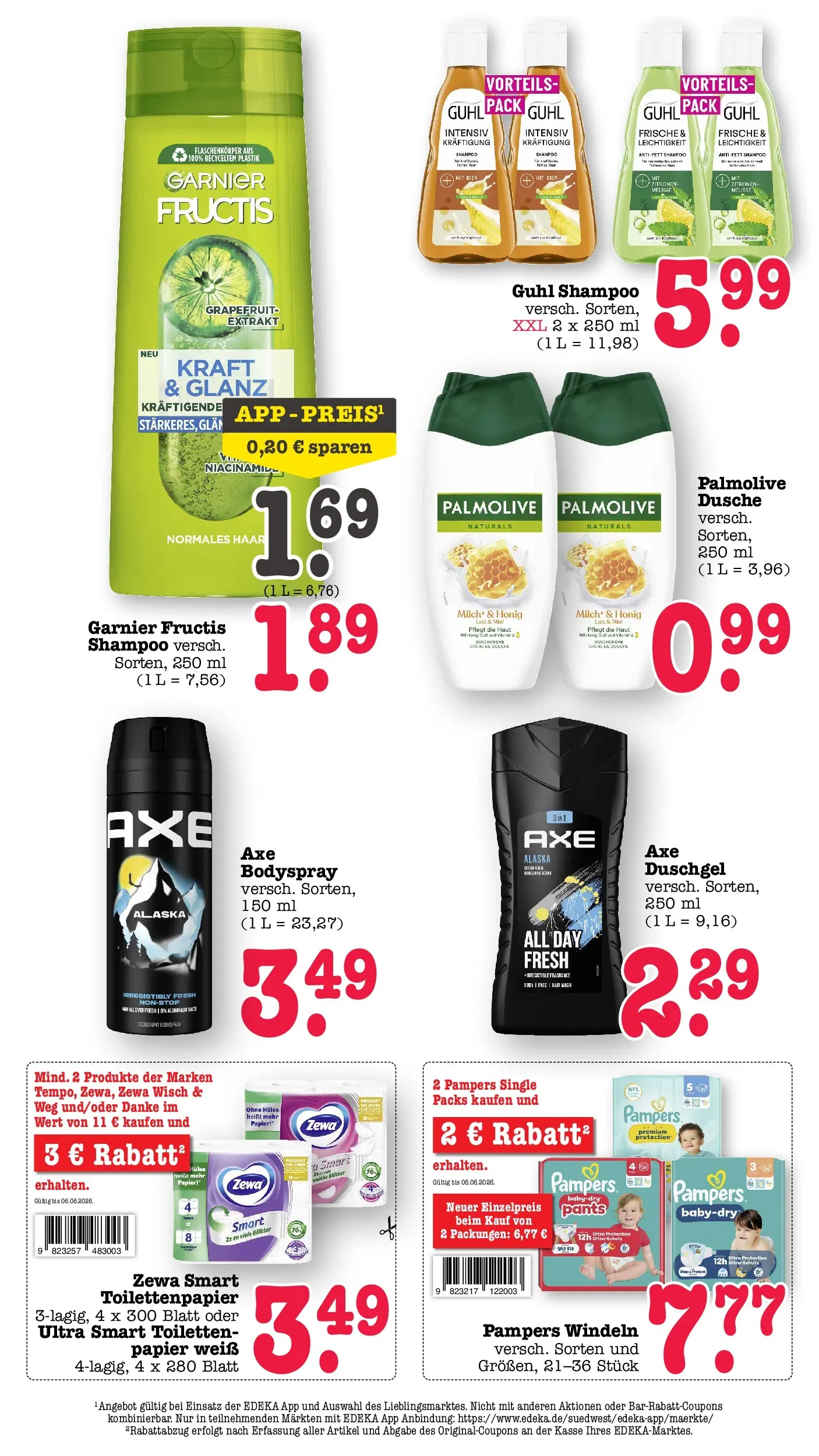 Marktkauf Prospekt Wörth Am Rhein (ab 01.06.2026) » Angebote ab Montag | Seite: 51 | Produkte: Milch, Shampoo, Zitronen, Toilettenpapier Marktkauf Prospekt Wörth Am Rhein (ab 01.06.2026) » Angebote online | Seite: 51 | Produkte: Milch, Shampoo, Zitronen, Toilettenpapier