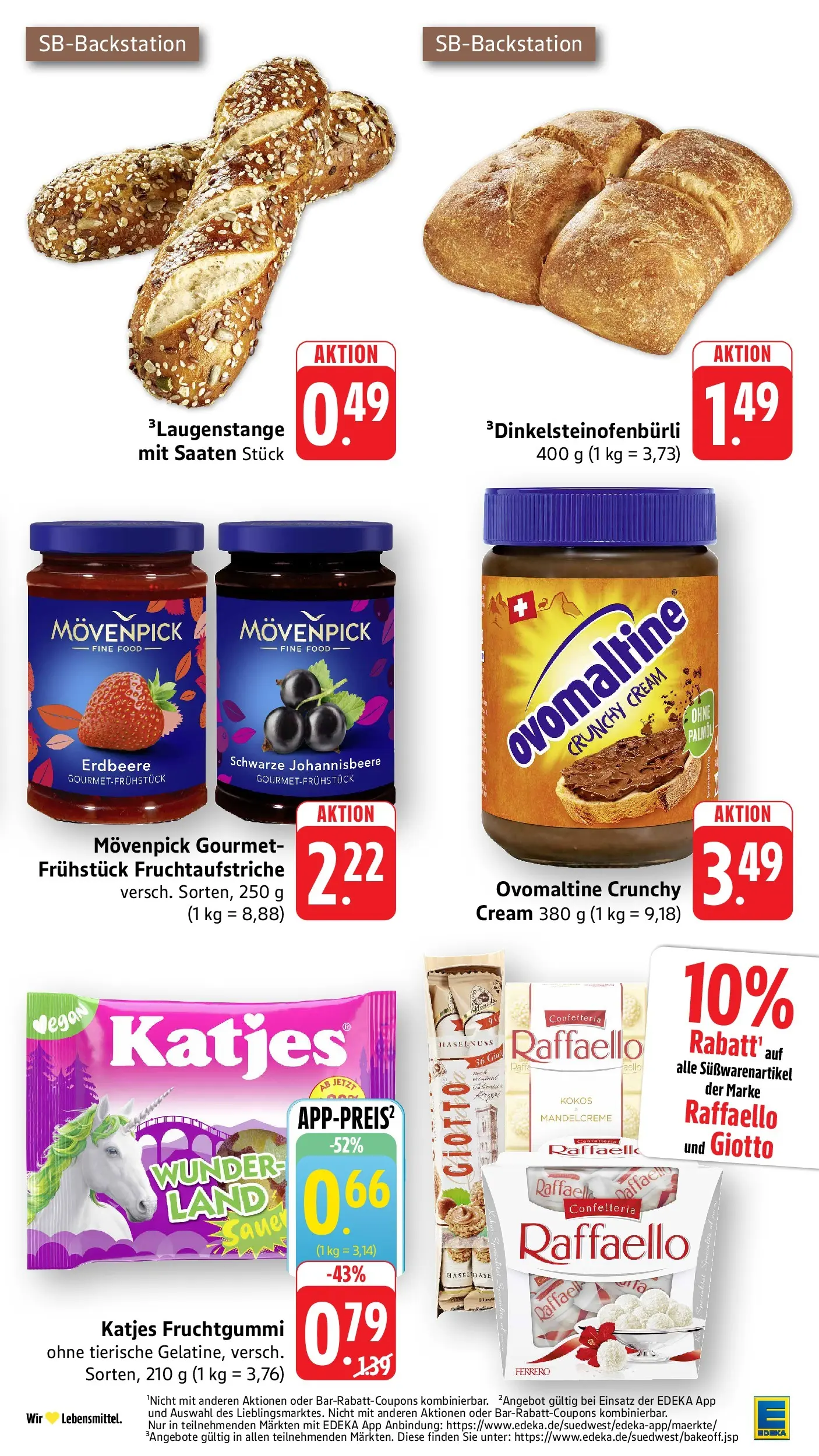 Edeka prospekt Ottersweier (ab 31.05.2026) » Angebote Online | Seite: 25 | Produkte: Raffaello, Ovomaltine, Katjes