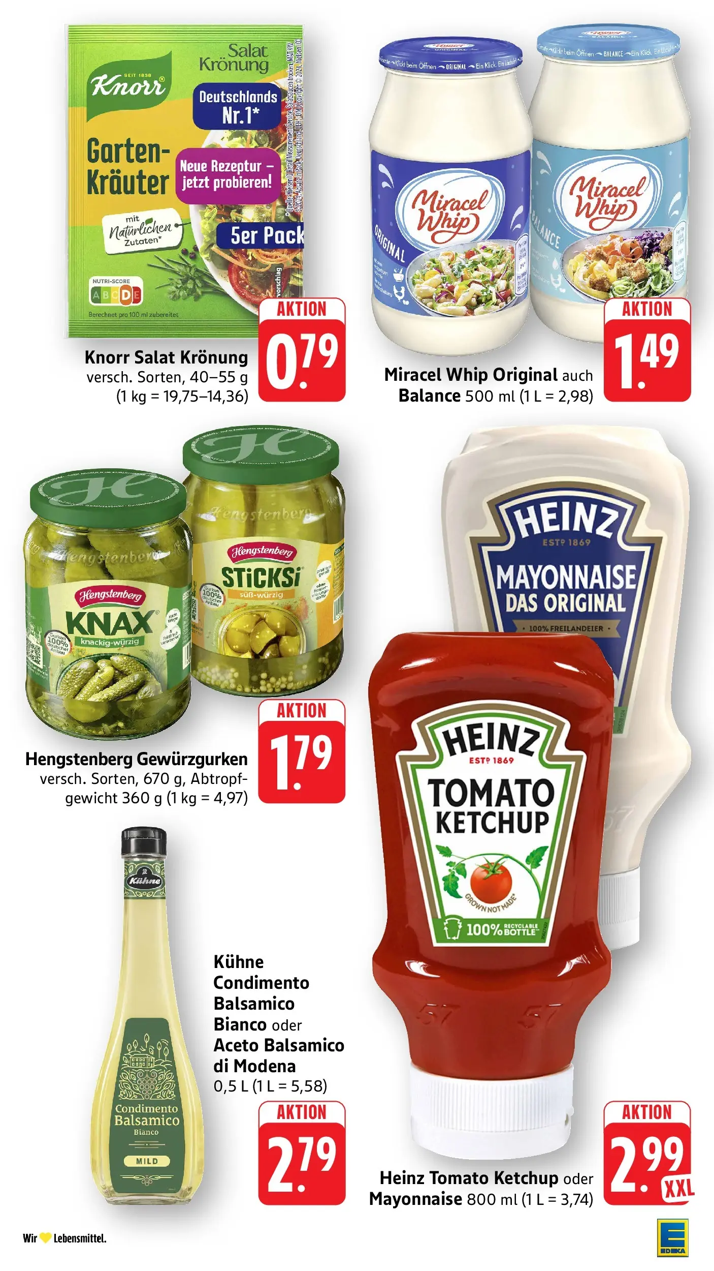 Edeka prospekt Ottersweier (ab 31.05.2026) » Angebote Online | Seite: 28 | Produkte: Gewicht, Dressing, Knorr, Mayonnaise