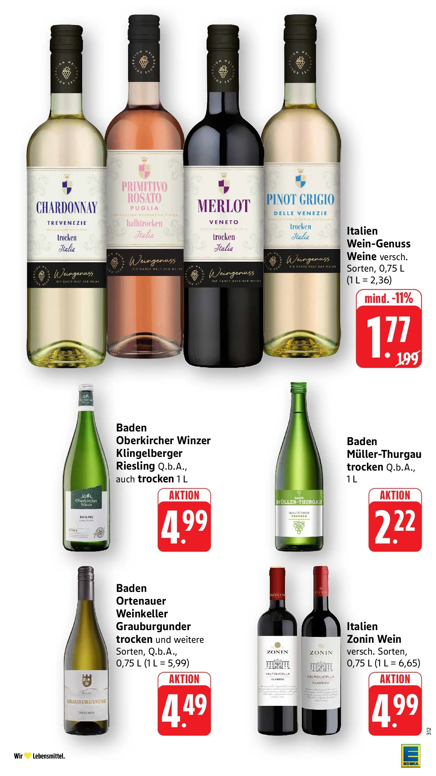 Edeka prospekt Ottersweier (ab 31.05.2026) » Angebote Online | Seite: 32 | Produkte: Merlot, Wein