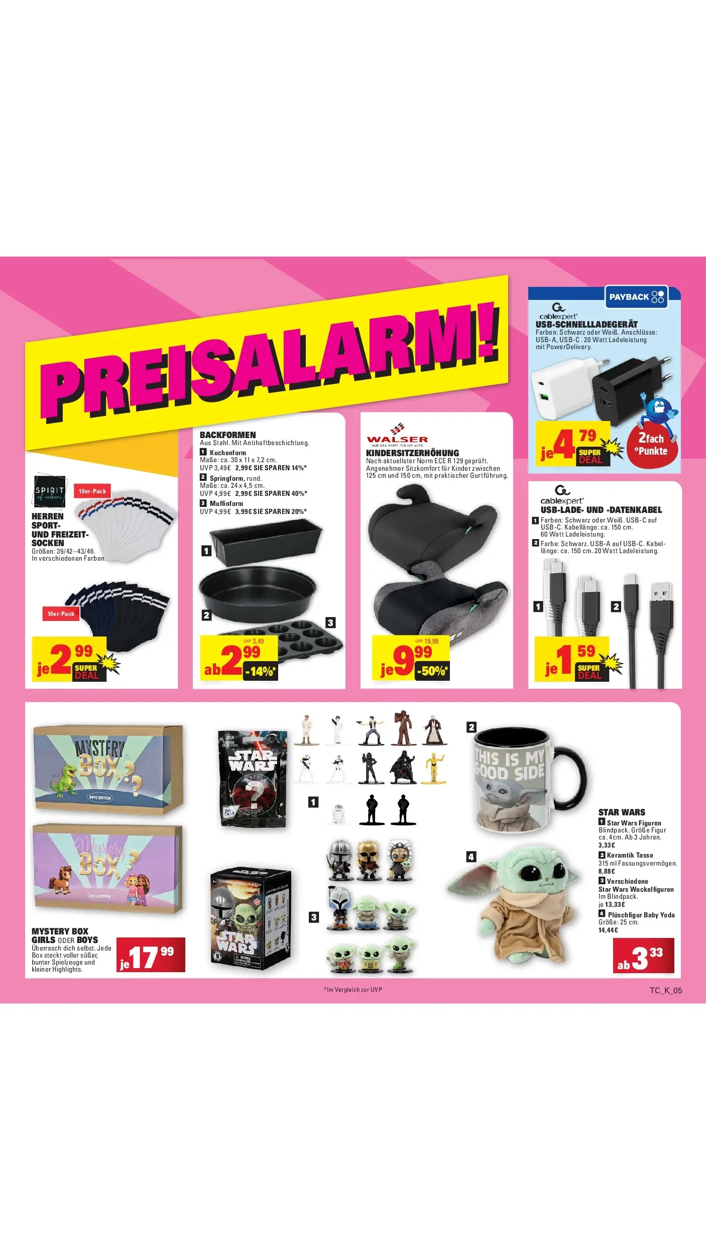 Marktkauf Prospekt Wörth Am Rhein (ab 01.06.2026) » Angebote ab Montag | Seite: 70 | Produkte: Kabel, USB, Box, Socken Marktkauf Prospekt Wörth Am Rhein (ab 01.06.2026) » Angebote online | Seite: 70 | Produkte: Kabel, USB, Box, Socken