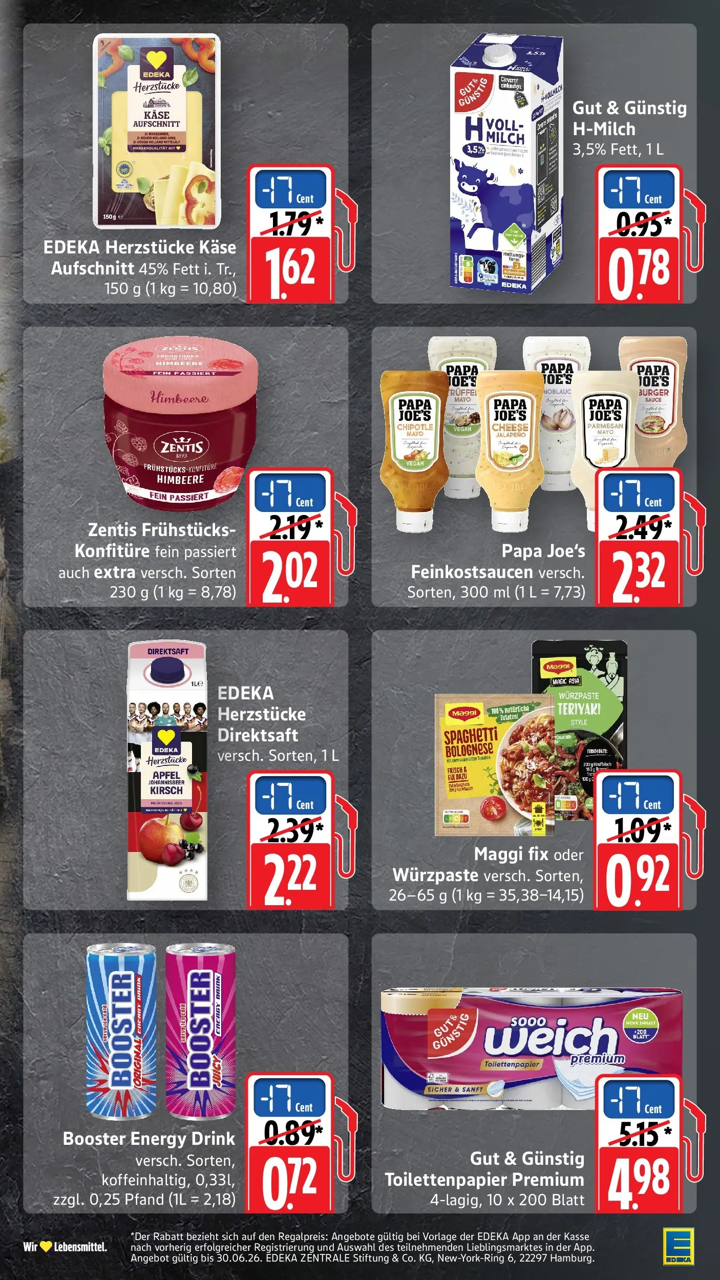 Edeka prospekt Ottersweier (ab 31.05.2026) » Angebote Online | Seite: 41 | Produkte: Energy, Käse, Burger, Maggi fix