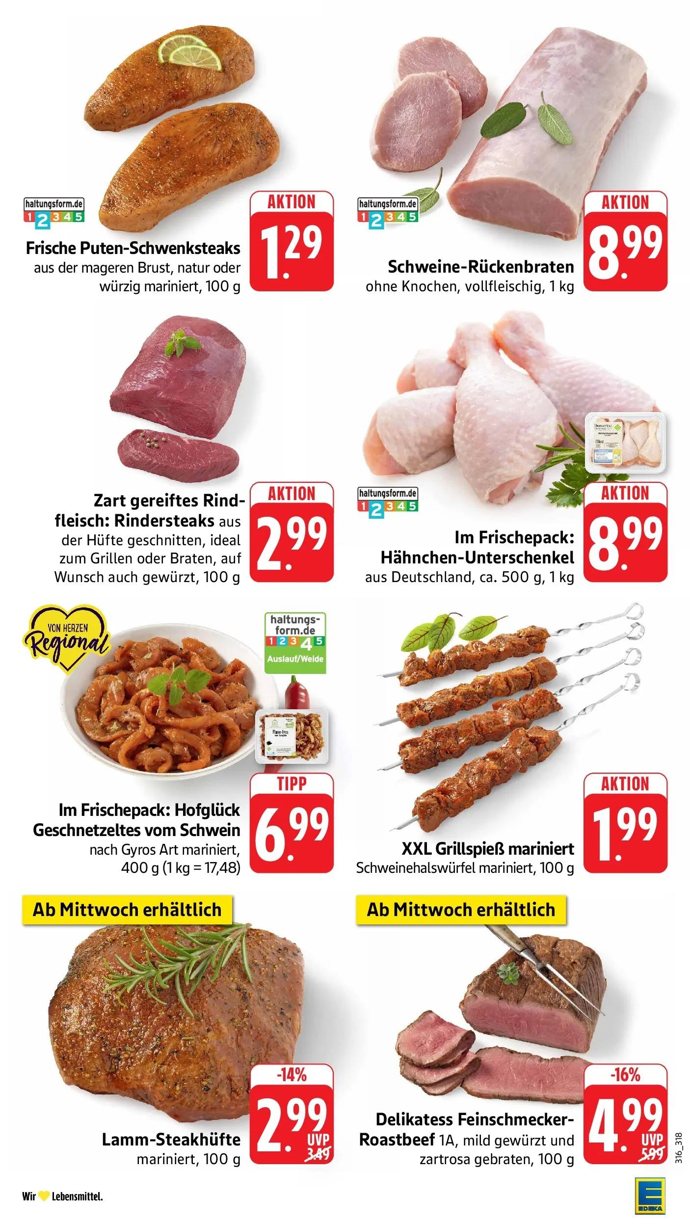 Edeka prospekt Weinstadt - Endersbach (ab 01.06.2026) » Angebote Online | Seite: 7 | Produkte: Roastbeef, Gyros, Steak, Fleisch