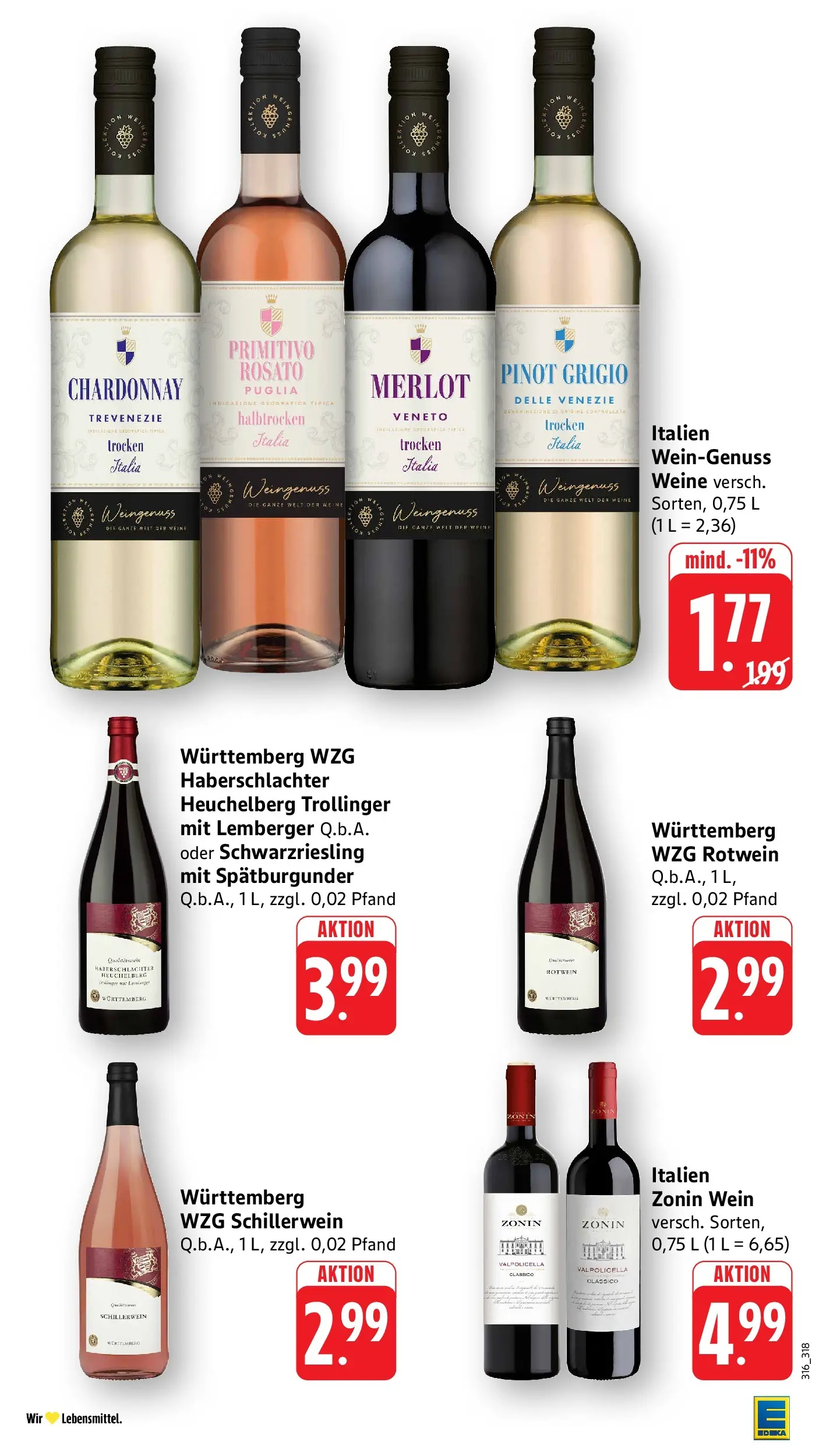 Edeka prospekt Weinstadt - Endersbach (ab 01.06.2026) » Angebote Online | Seite: 32 | Produkte: Rotwein, Merlot, Wein