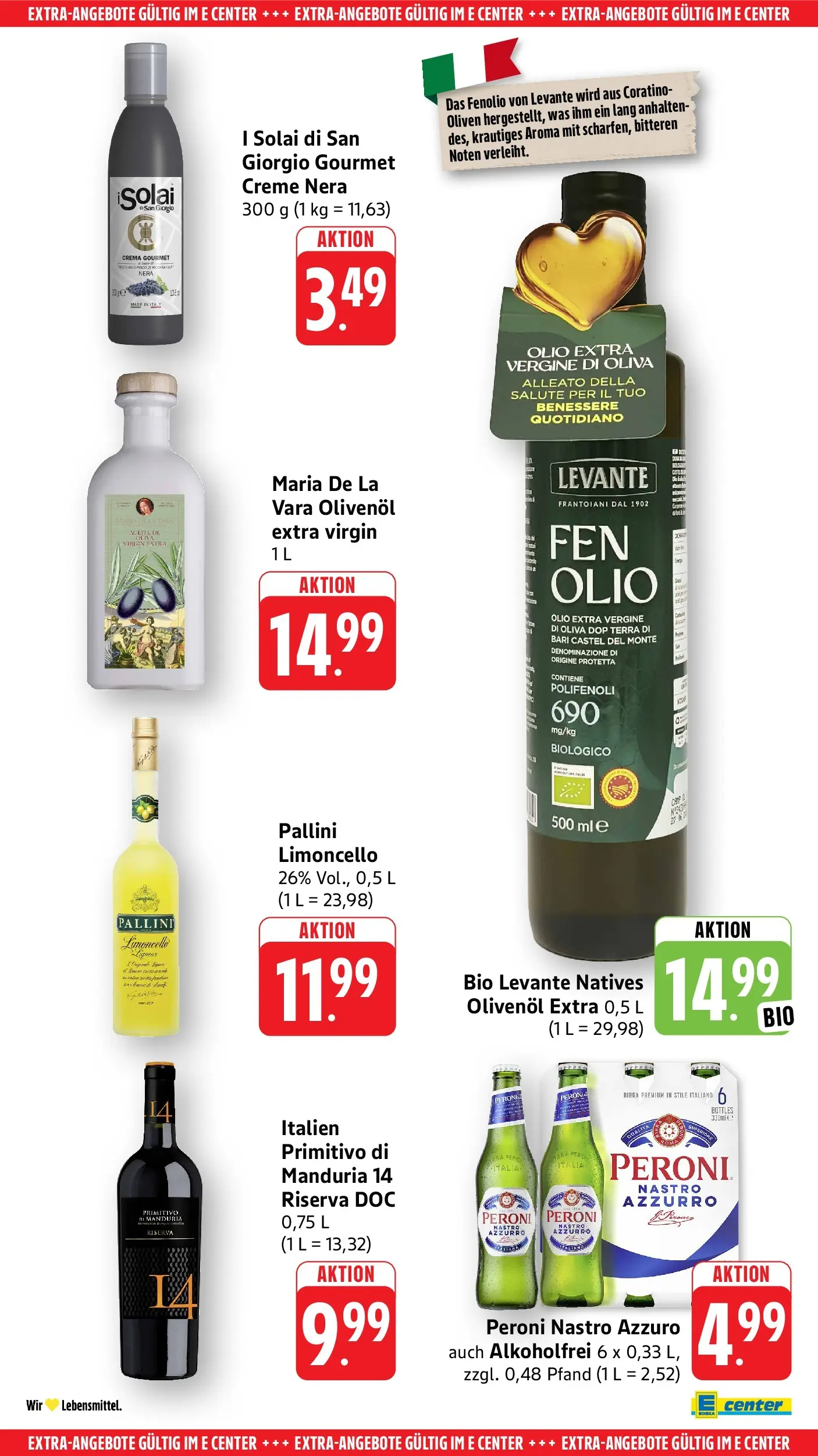 Edeka Prospekt Villingen - Schwenningen (ab 01.06.2026) » Angebote Online | Seite: 46 | Produkte: Olivenol, Creme, Limoncello