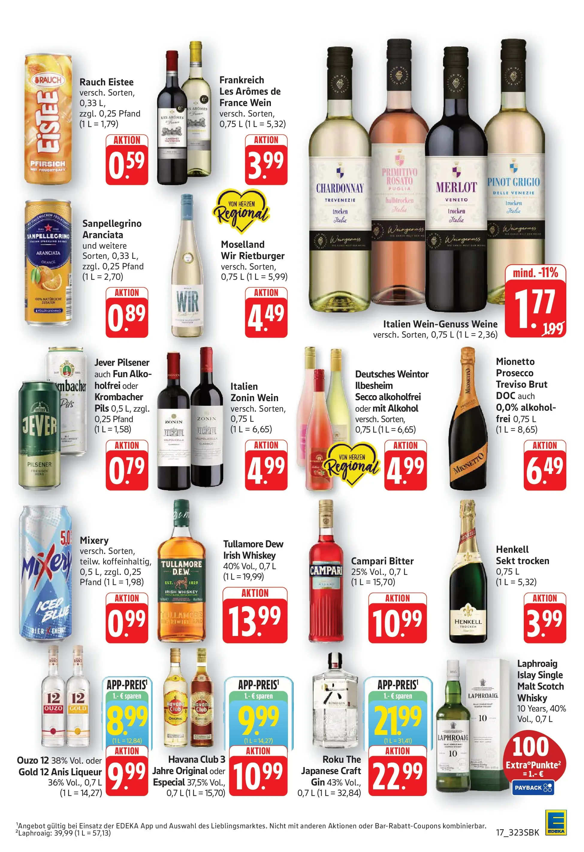 Edeka Prospekt Bad Bergzabern (ab 01.06.2026) » Angebote Online | Seite: 17 | Produkte: Ouzo 12, Bier, Merlot, Pils