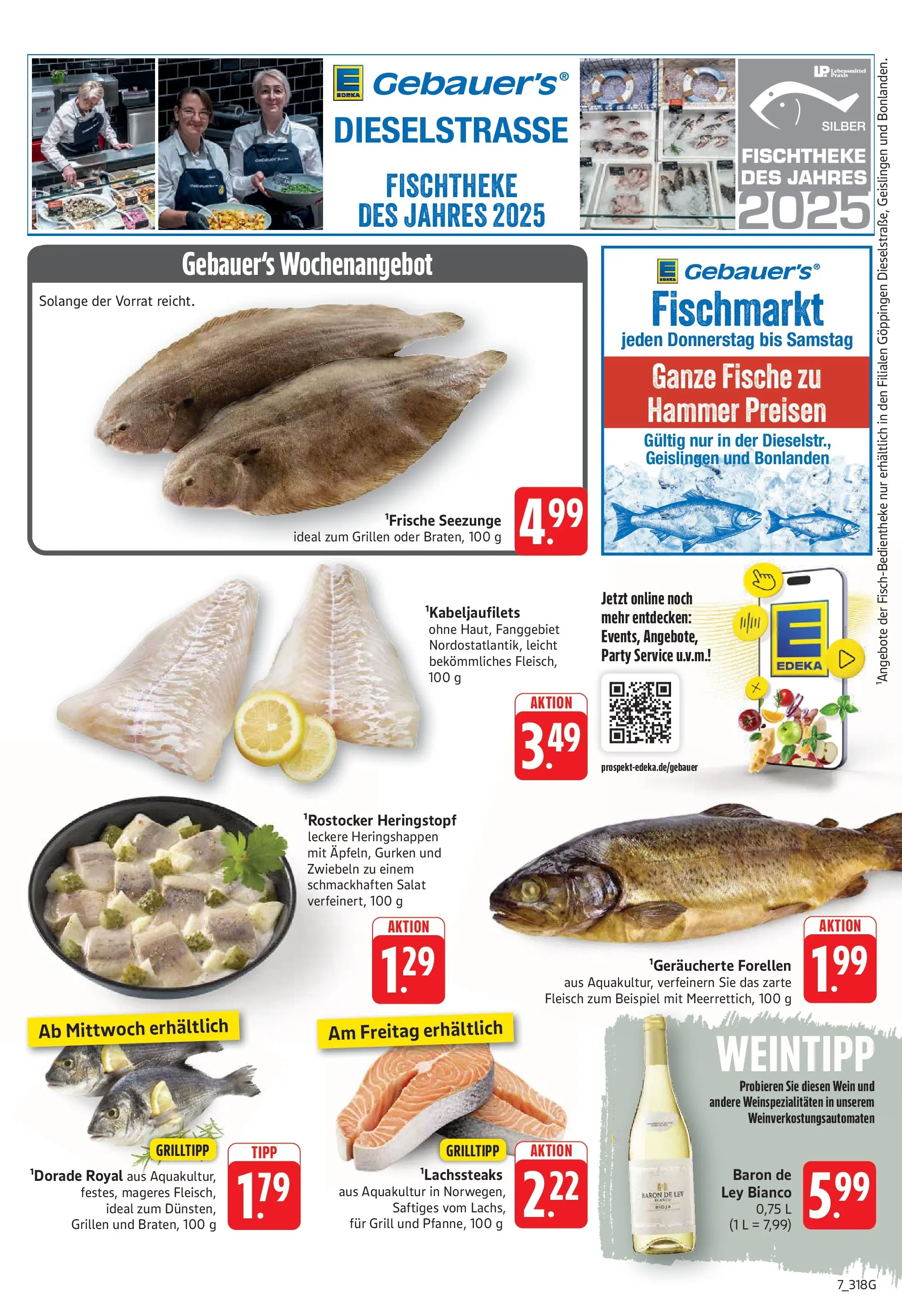 Edeka Prospekt Göppingen (ab 01.06.2026) » Angebote Online | Seite: 7 | Produkte: Zwiebeln, Wein, Gurken, Salat
