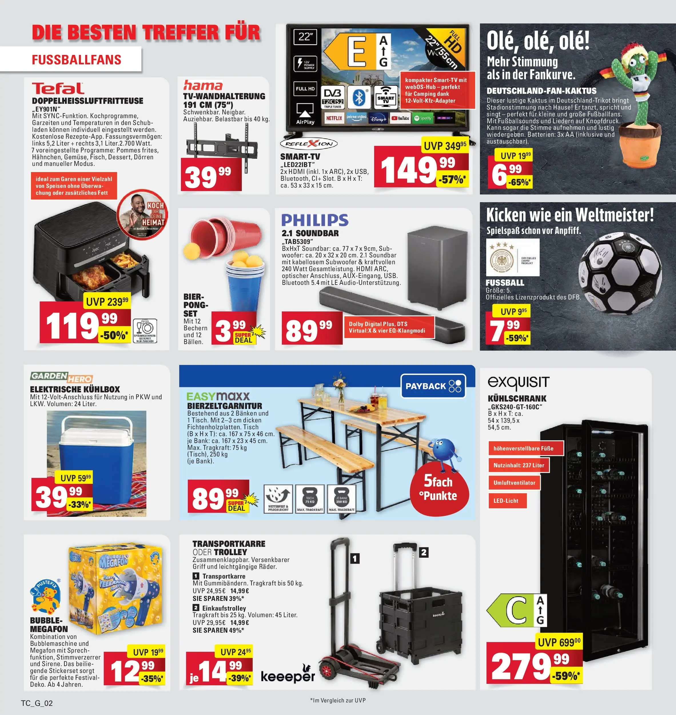 Edeka prospekt Göppingen (ab 01.06.2026) » Angebote Online | Seite: 30 | Produkte: USB, Toner, Pommes, TV