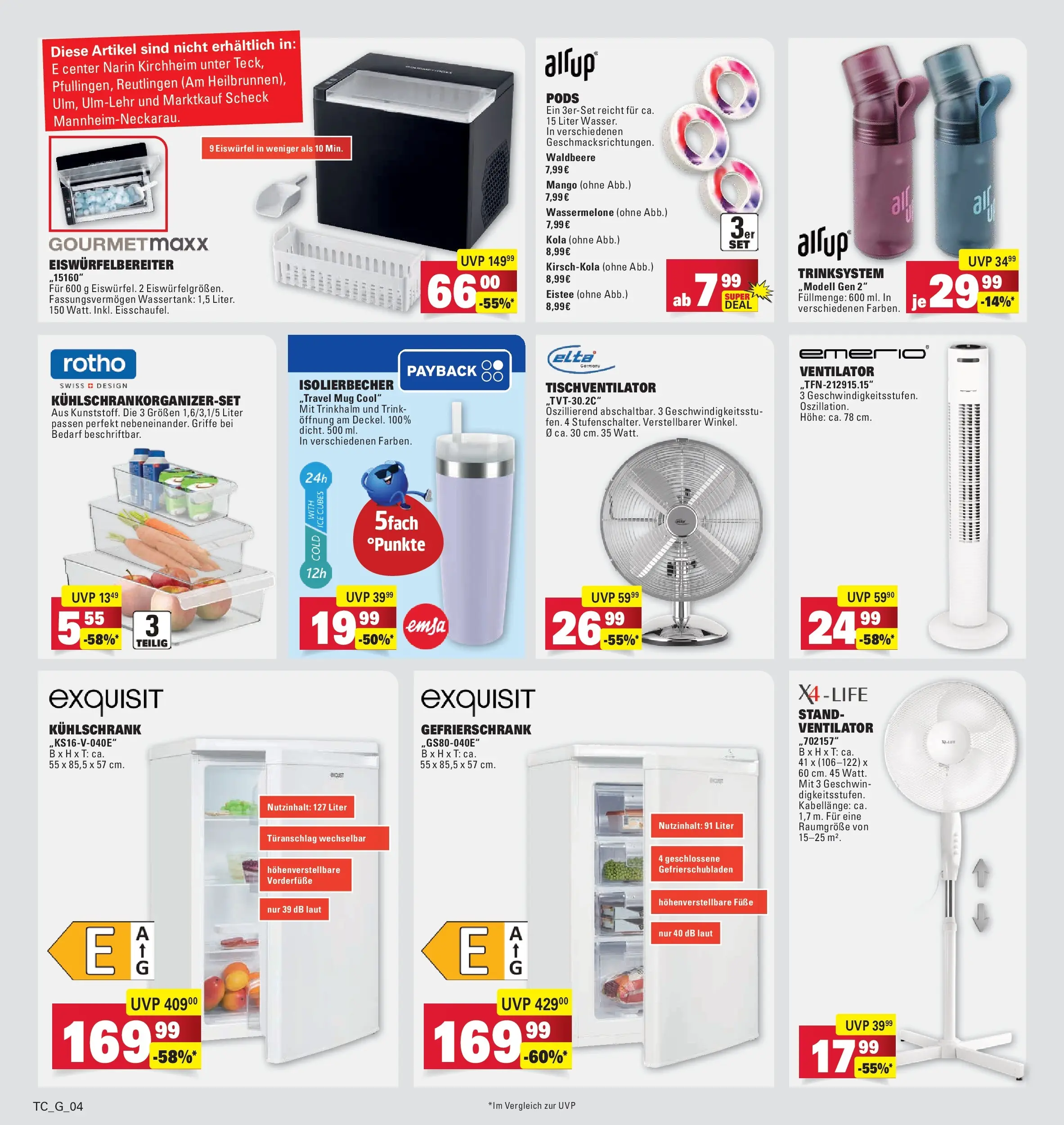 Edeka prospekt Göppingen (ab 01.06.2026) » Angebote Online | Seite: 32 | Produkte: Kühlschrank, Mango, Wassermelone, Eis