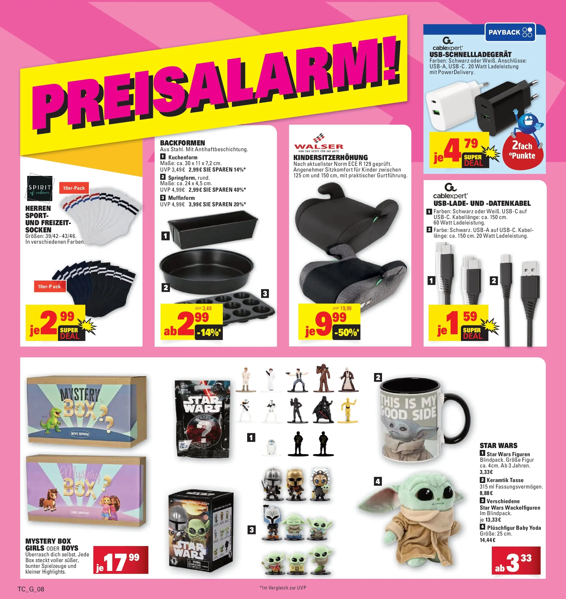 Edeka prospekt Göppingen (ab 01.06.2026) » Angebote Online | Seite: 36 | Produkte: Kabel, USB, Box, Socken