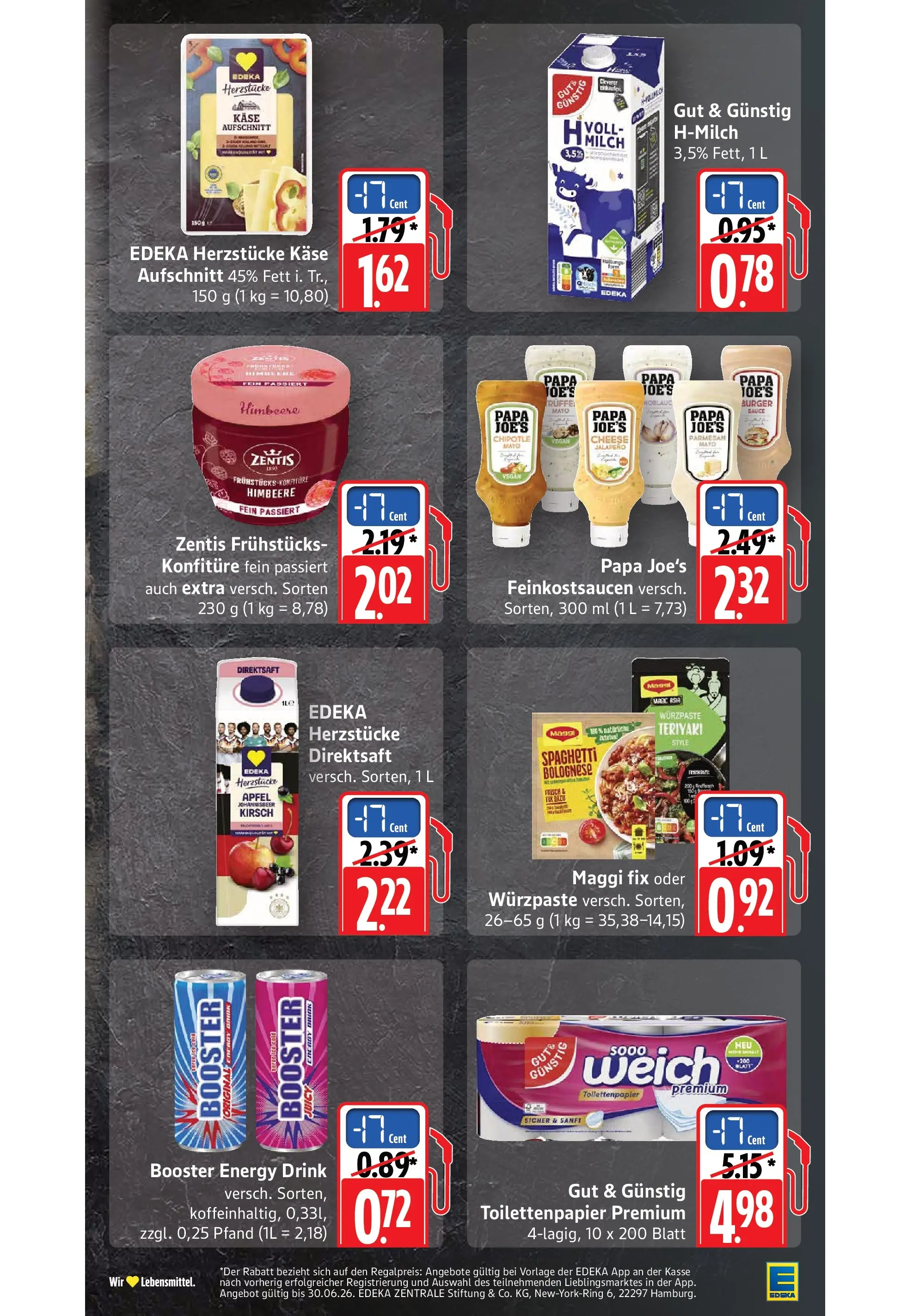 Edeka prospekt Göppingen (ab 01.06.2026) » Angebote Online | Seite: 42 | Produkte: Maggi, Milch, Äpfel, Himbeere