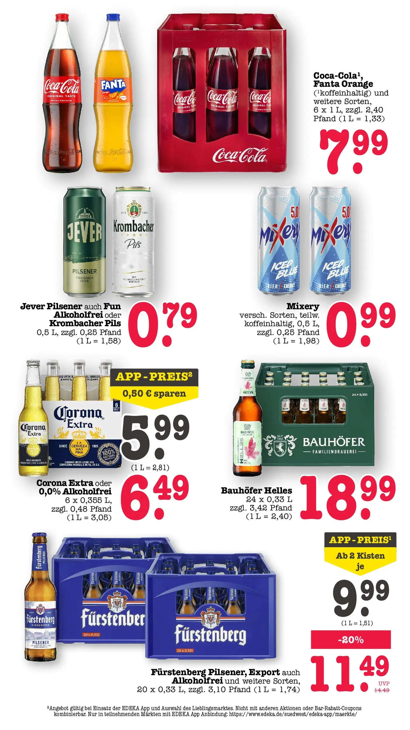 Edeka prospekt Bühlertal (ab 01.06.2026) » Angebote Online | Seite: 50 | Produkte: Energy, Bier, Jever, Mixery