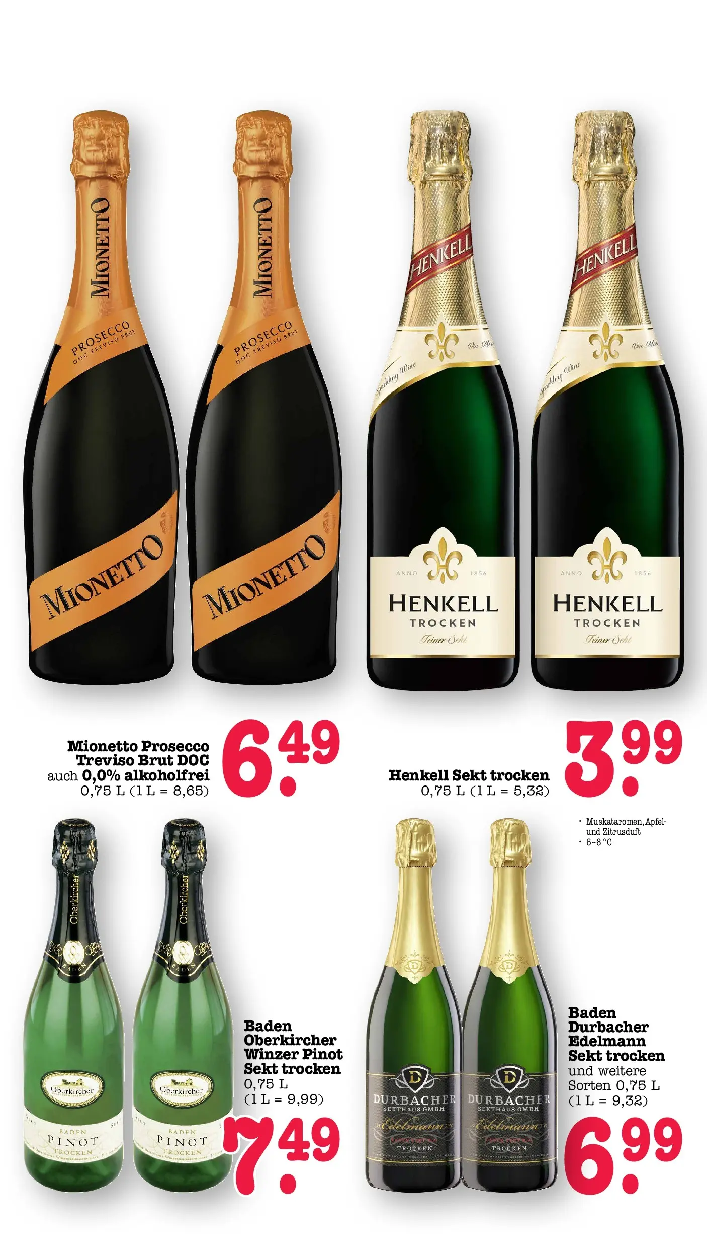 Edeka prospekt Bühlertal (ab 01.06.2026) » Angebote Online | Seite: 58 | Produkte: Sekt, Äpfel, Prosecco