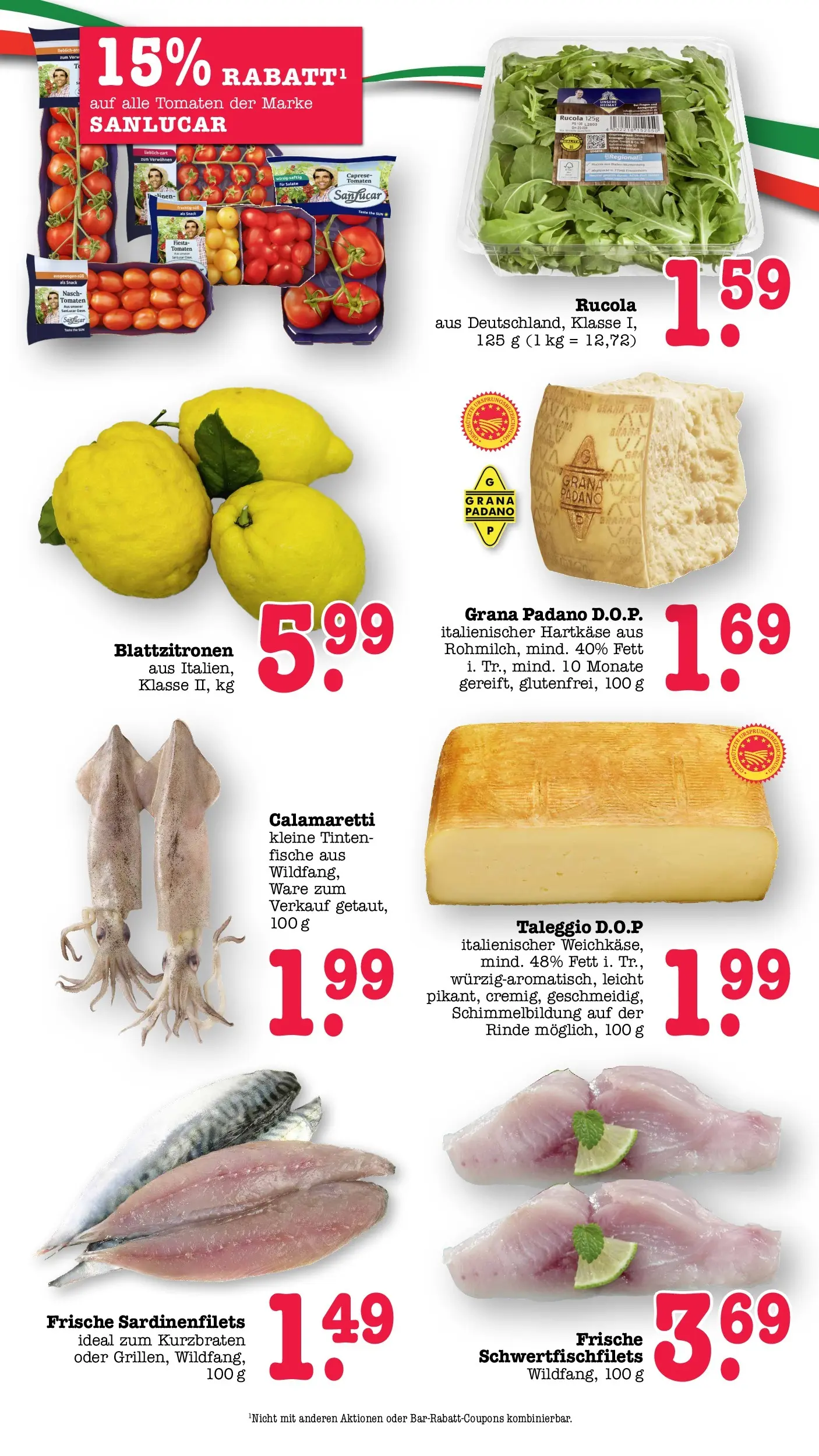 Edeka prospekt Offenbach (ab 01.06.2026) » Angebote Online | Seite: 7 | Produkte: Rucola, Tomaten