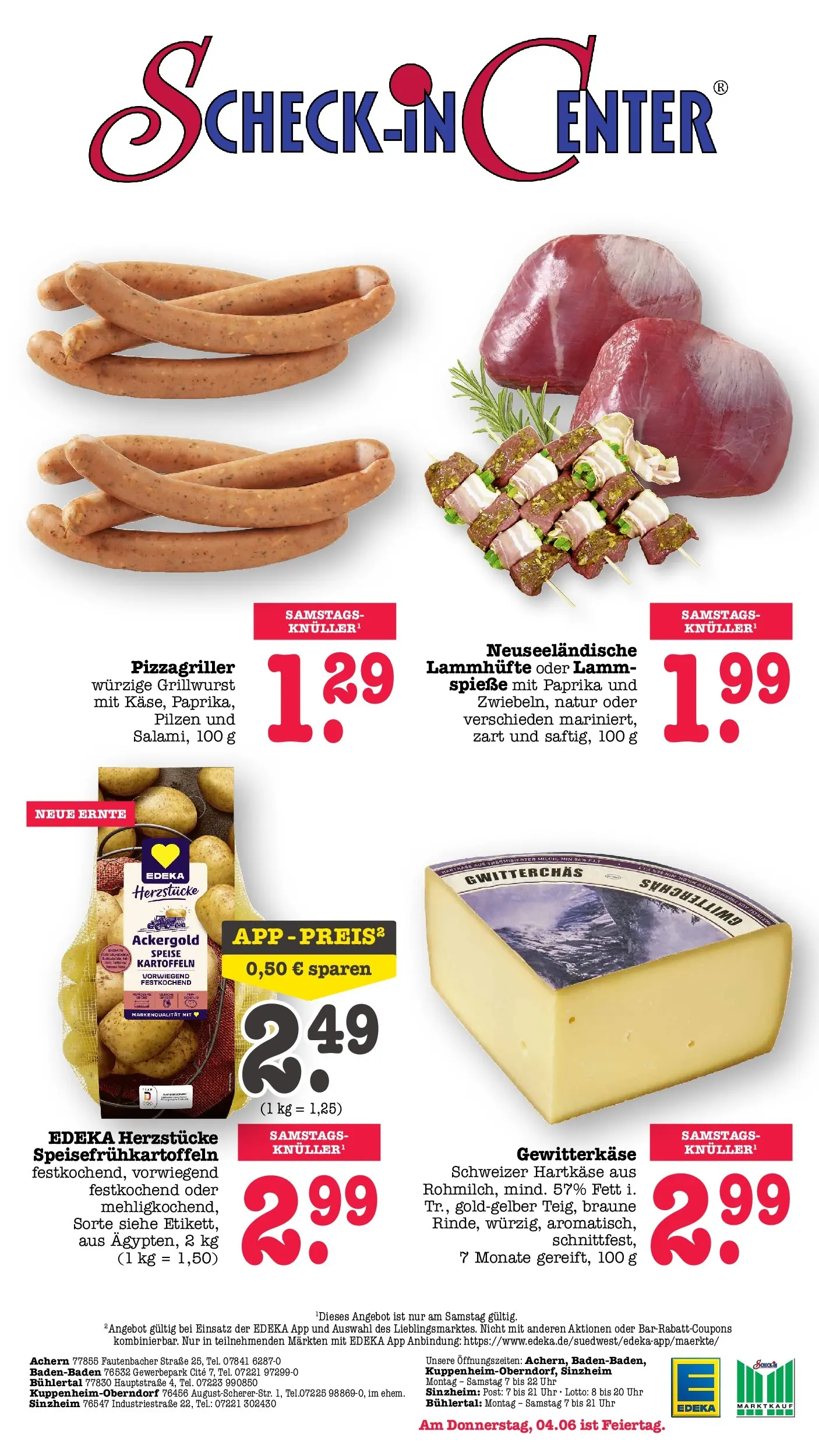 Edeka prospekt Bühlertal (ab 01.06.2026) » Angebote Online | Seite: 76 | Produkte: Grill, Kartoffeln, Paprika, Uhr