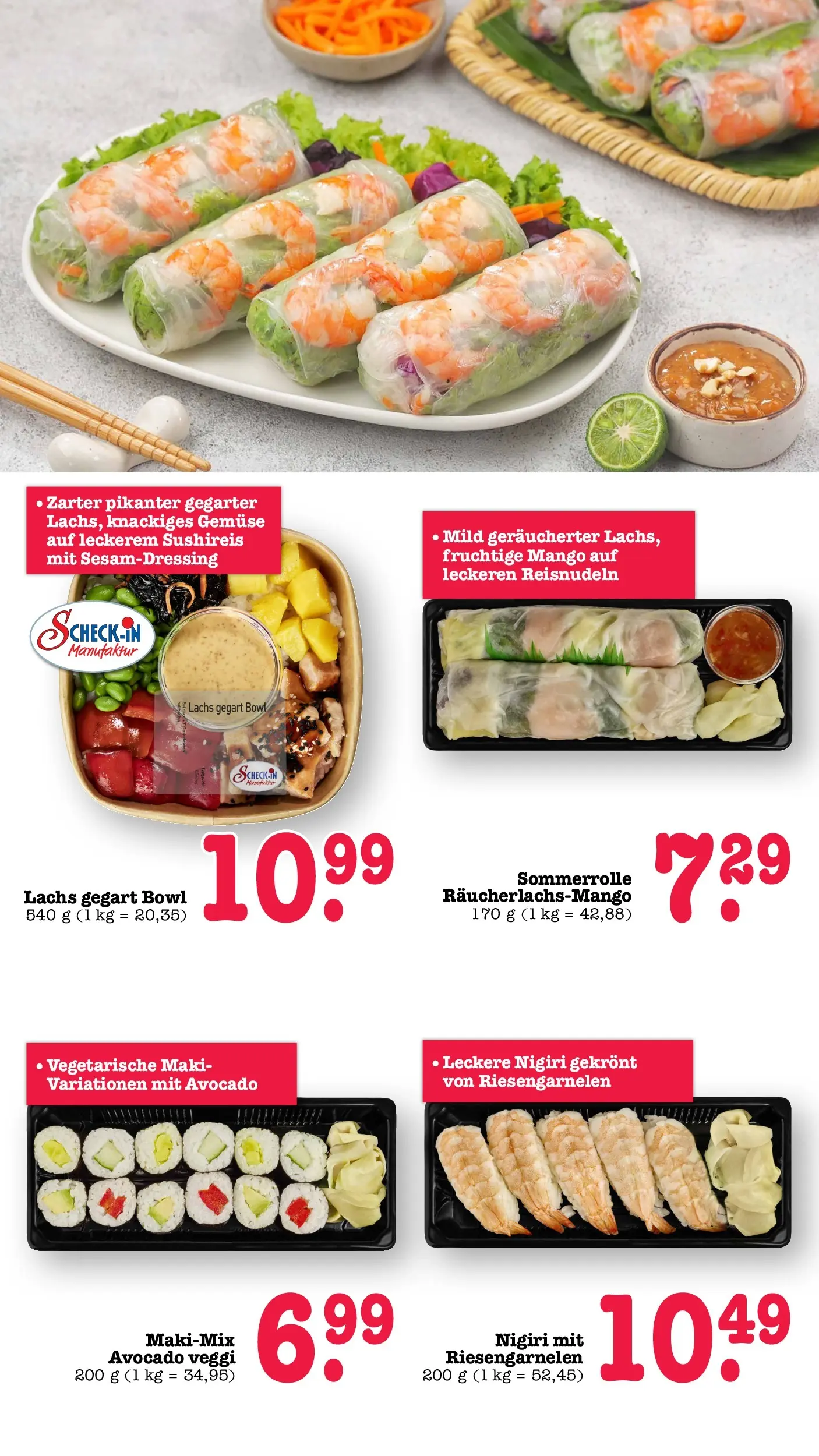 Edeka prospekt Offenbach (ab 01.06.2026) » Angebote Online | Seite: 23 | Produkte: Avocado, Lachs, Gemüse, Mango