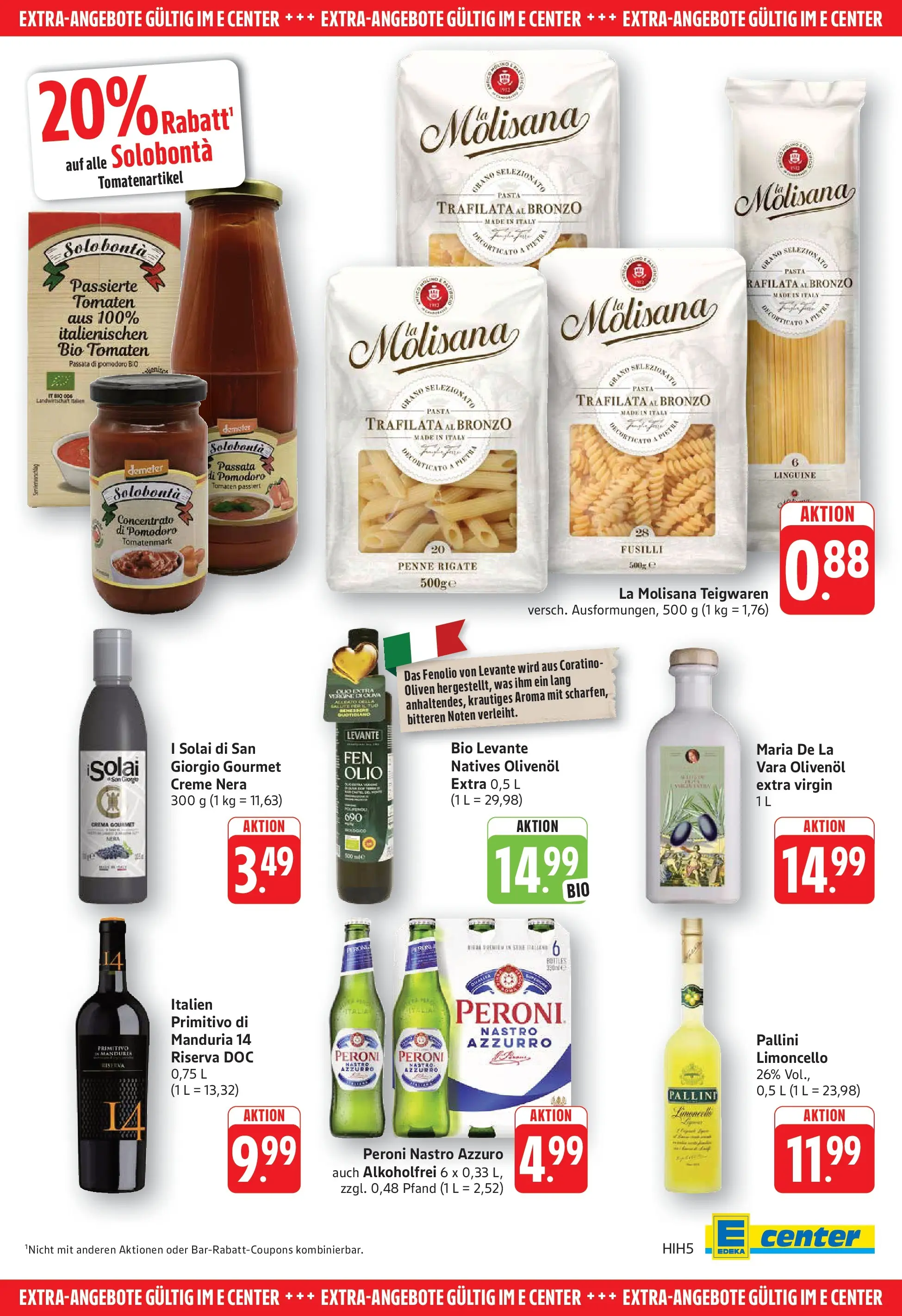 Edeka Prospekt Göppingen (ab 01.06.2026) » Angebote Online | Seite: 25 | Produkte: Tomaten, Creme, Limoncello, Pasta