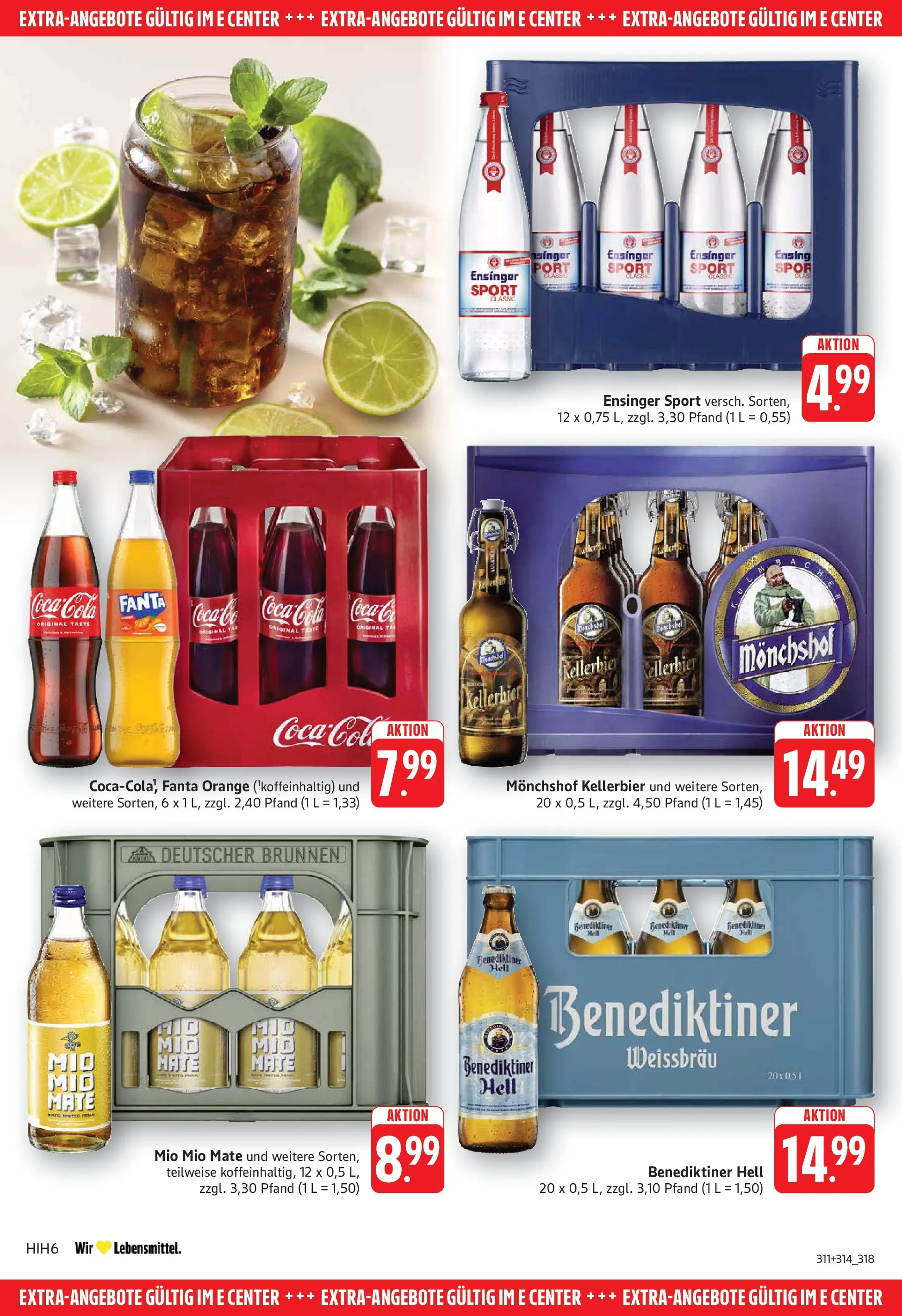 Edeka Prospekt Göppingen (ab 01.06.2026) » Angebote Online | Seite: 26 | Produkte: Fanta, Cola, Mio mio mate, Benediktiner hell