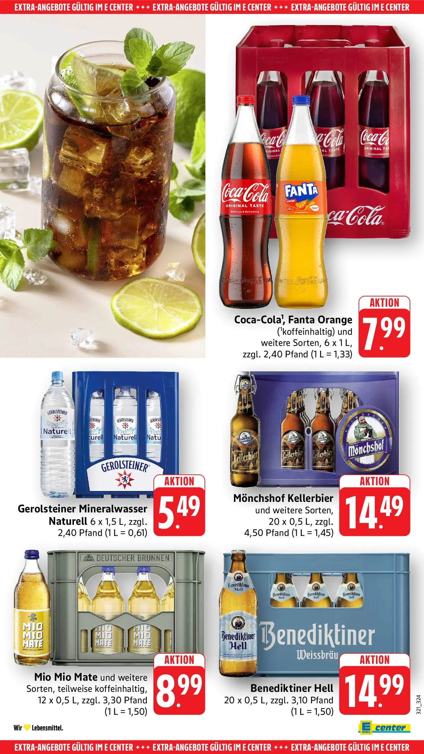 Edeka Prospekt  Worms (ab 01.06.2026) » Angebote Online | Seite: 47 | Produkte: Monchshof, Fanta, Mio mio mate, Benediktiner hell